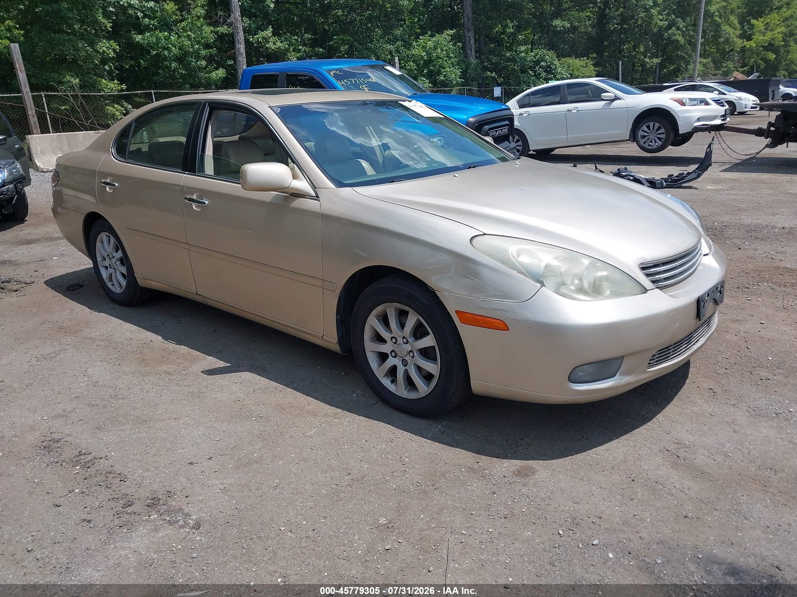 2003 Lexus Es 300   Champagne vin: JTHBF30GX30125533