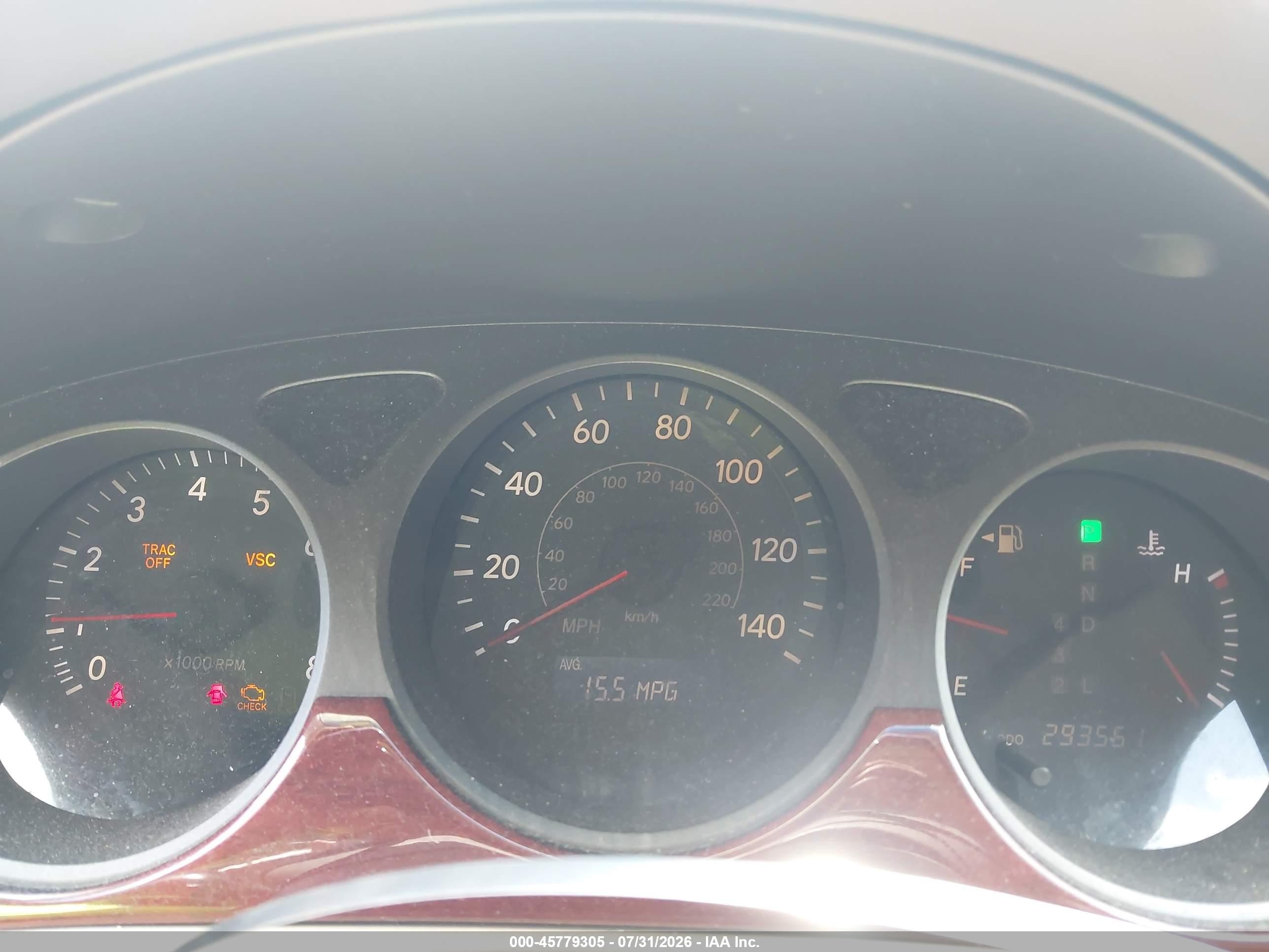 2003 Lexus Es 300   Champagne vin: JTHBF30GX30125533