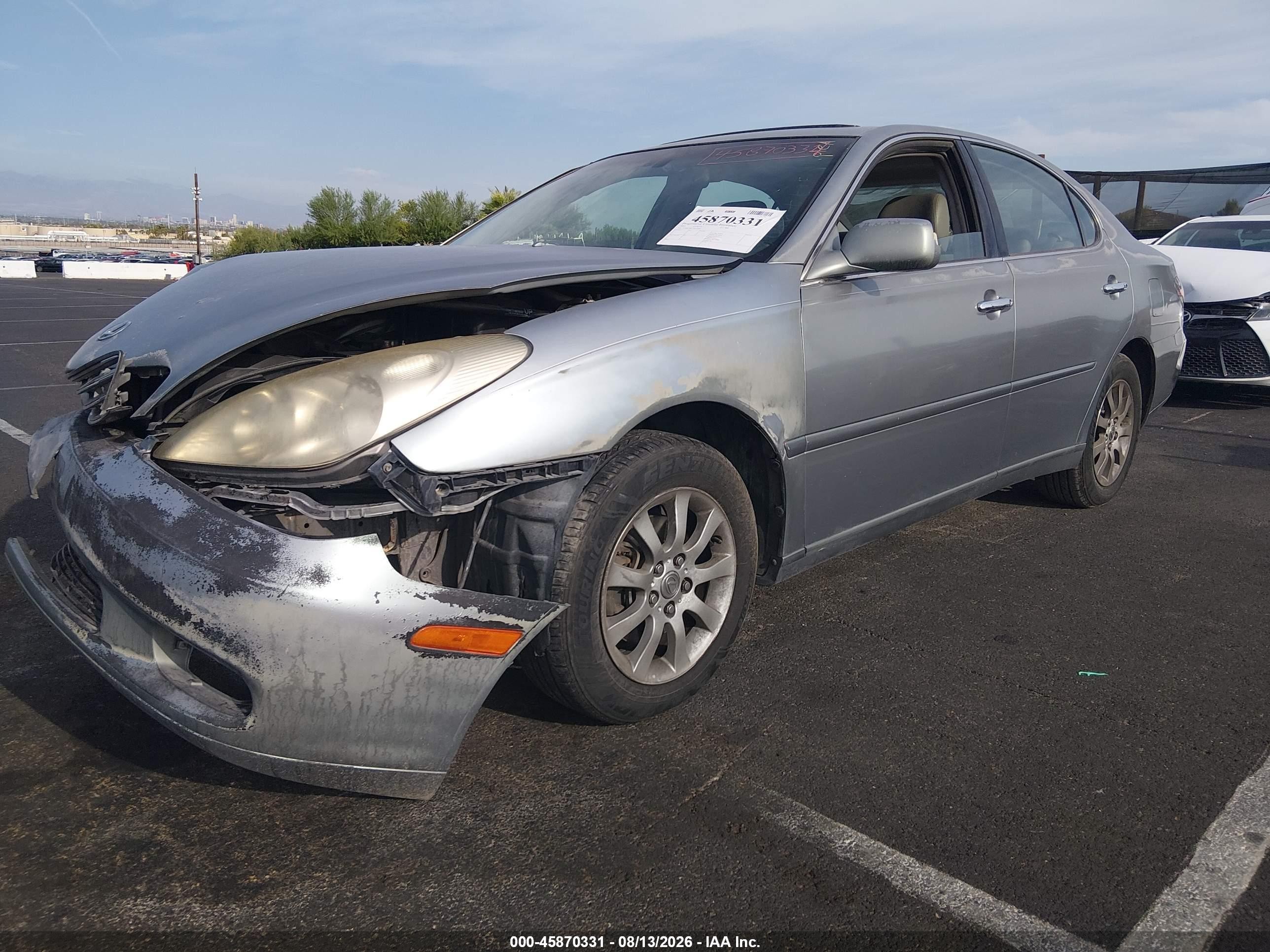 2003 Lexus Es 300 Синий vin: JTHBF30GX30138881