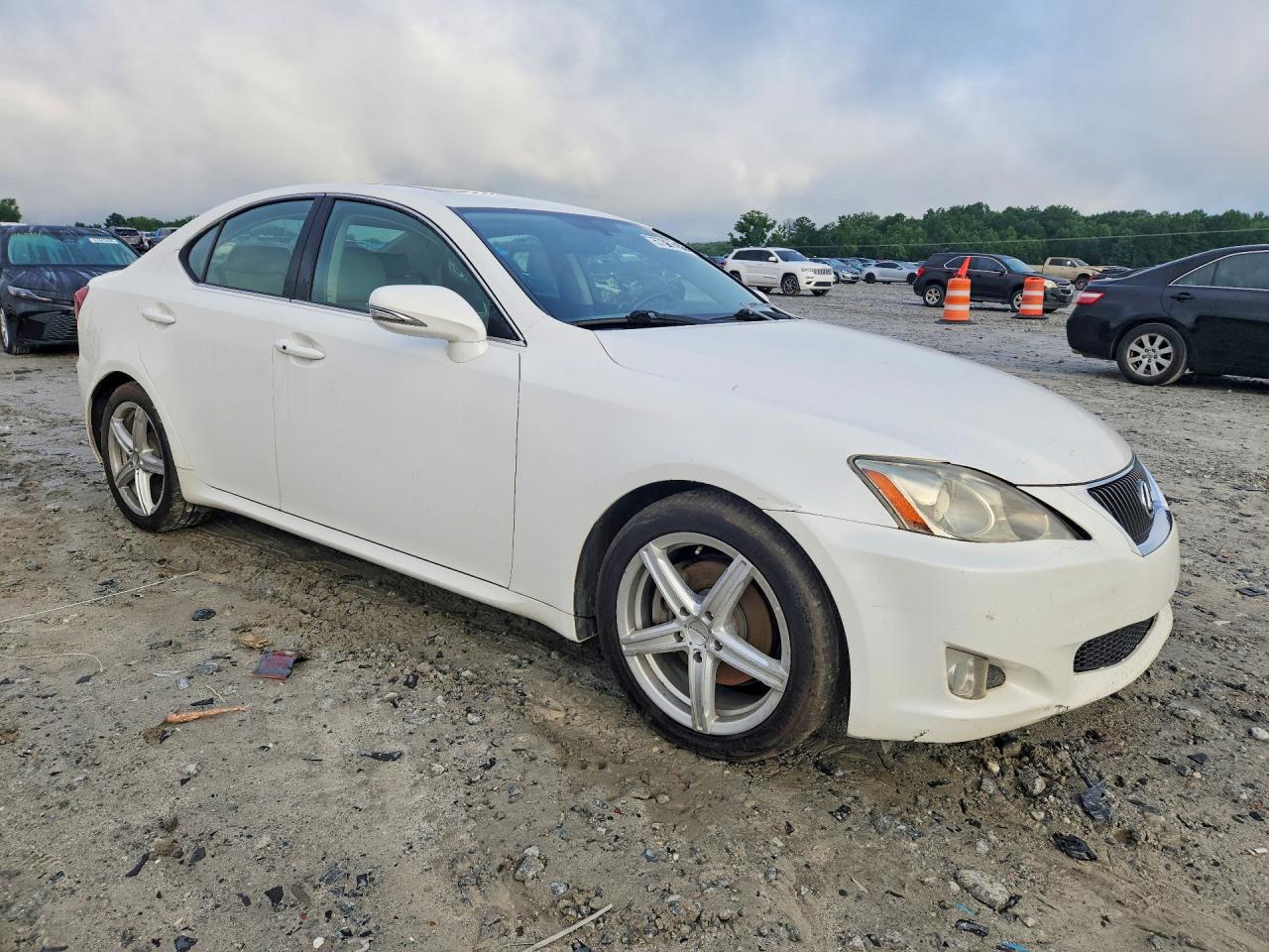 2010 Lexus Is 250 White vin: JTHBF5C20A2097285