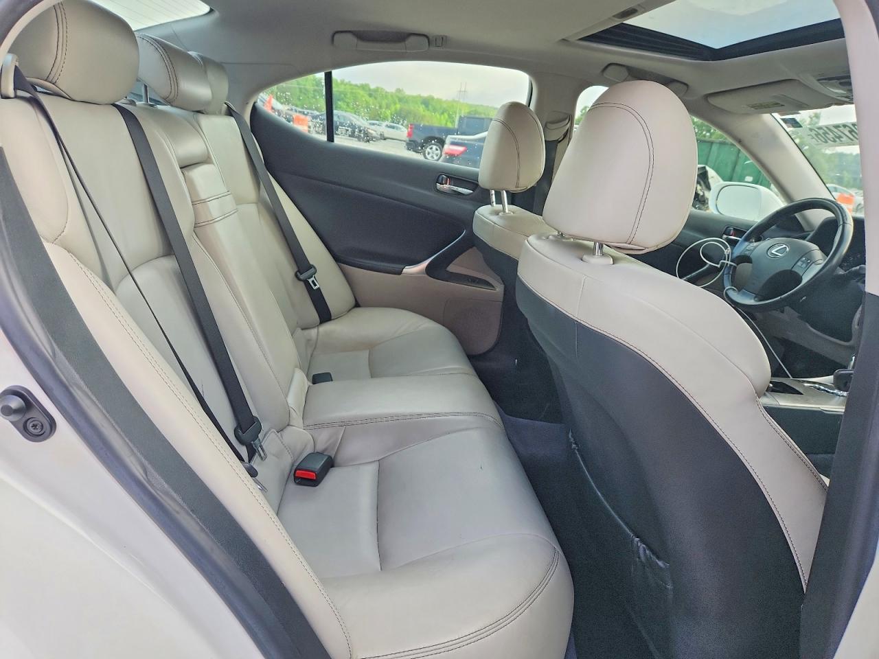 2010 Lexus Is 250 White vin: JTHBF5C20A2097285