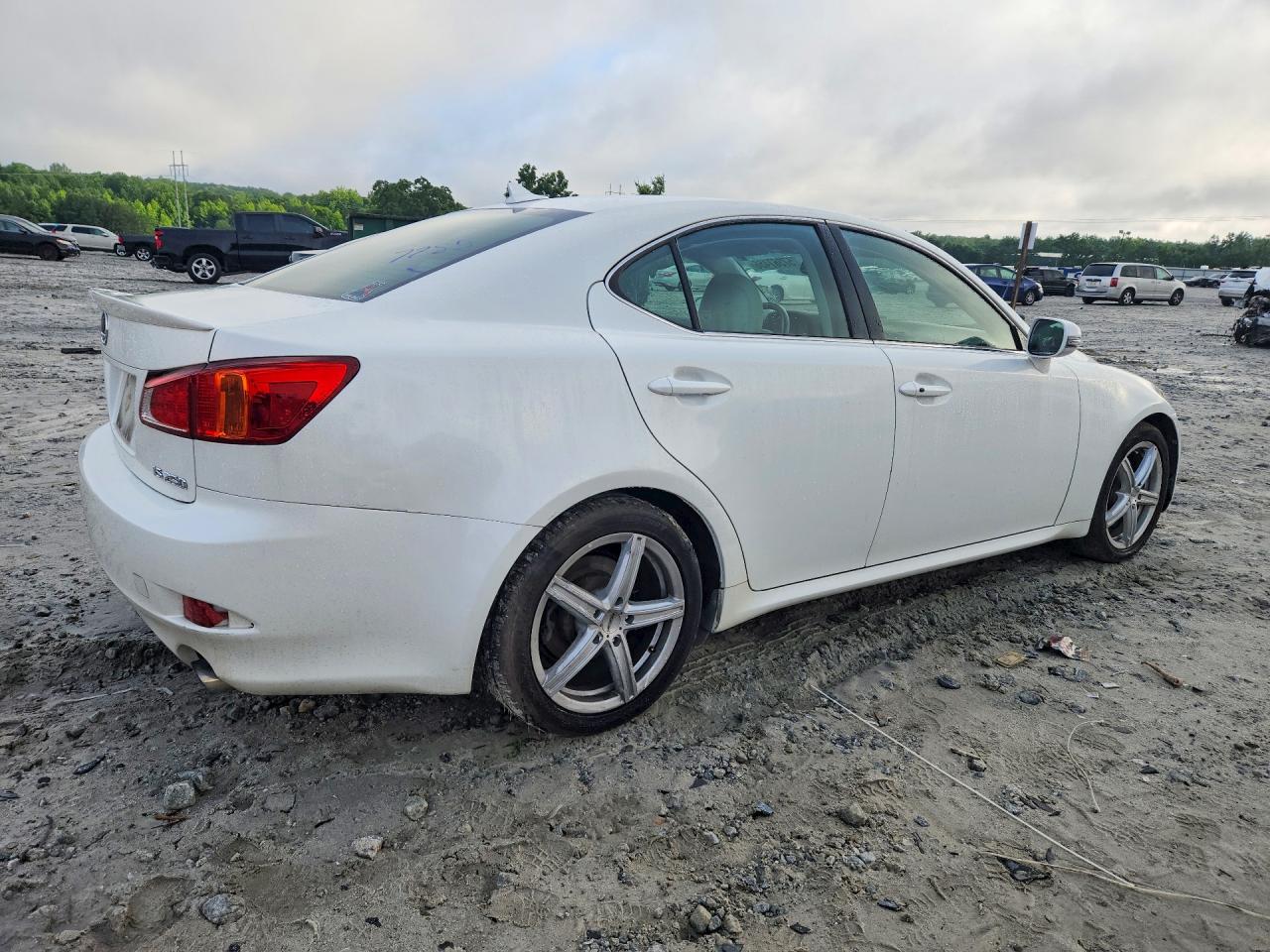 2010 Lexus Is 250 White vin: JTHBF5C20A2097285