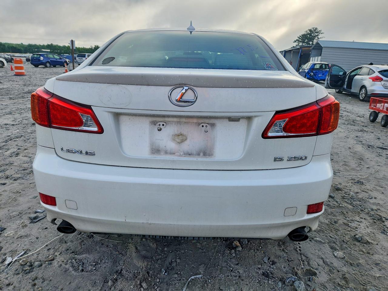 2010 Lexus Is 250 White vin: JTHBF5C20A2097285