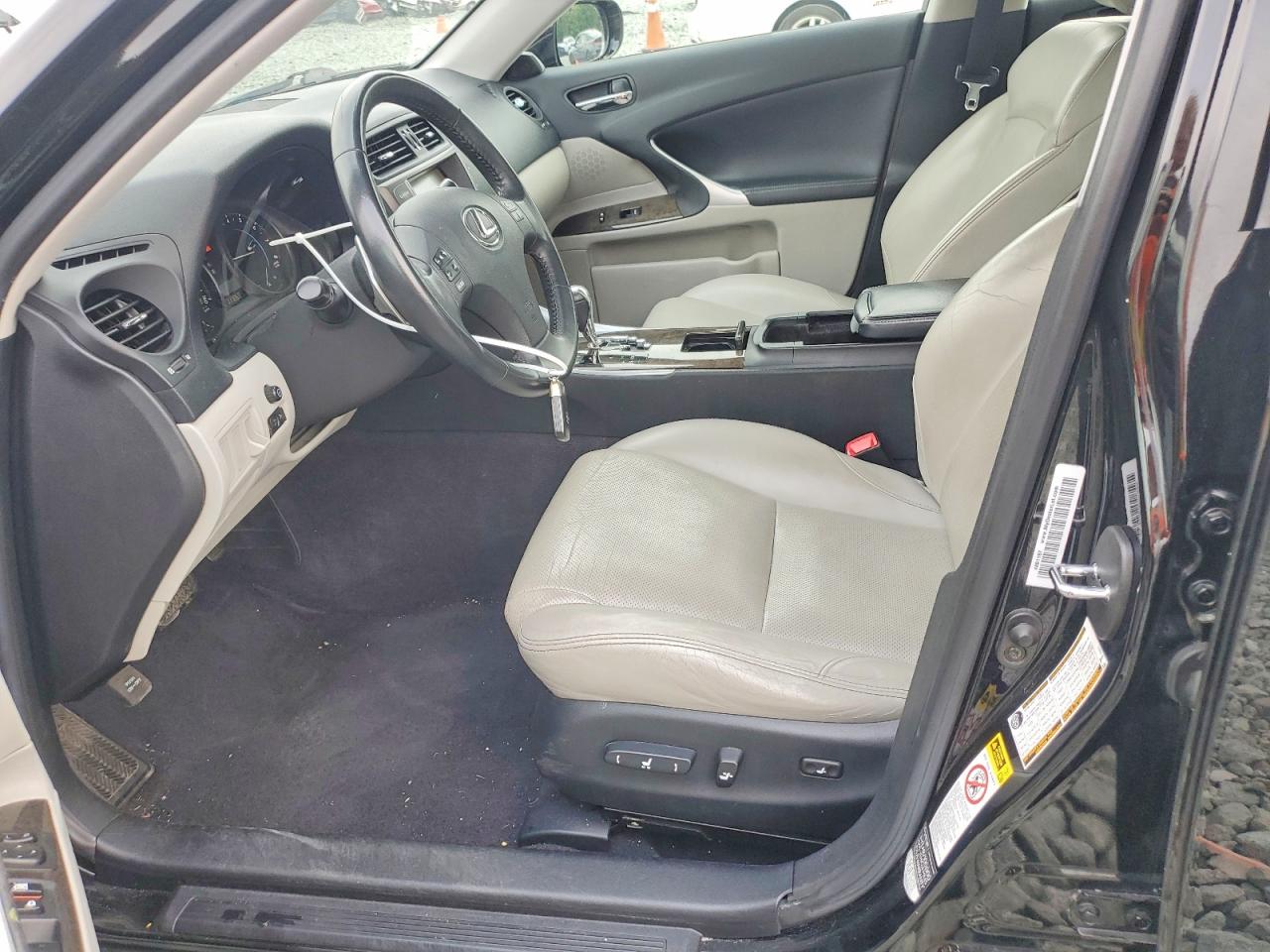 2010 Lexus Is 250 Base Черный vin: JTHBF5C20A5107800