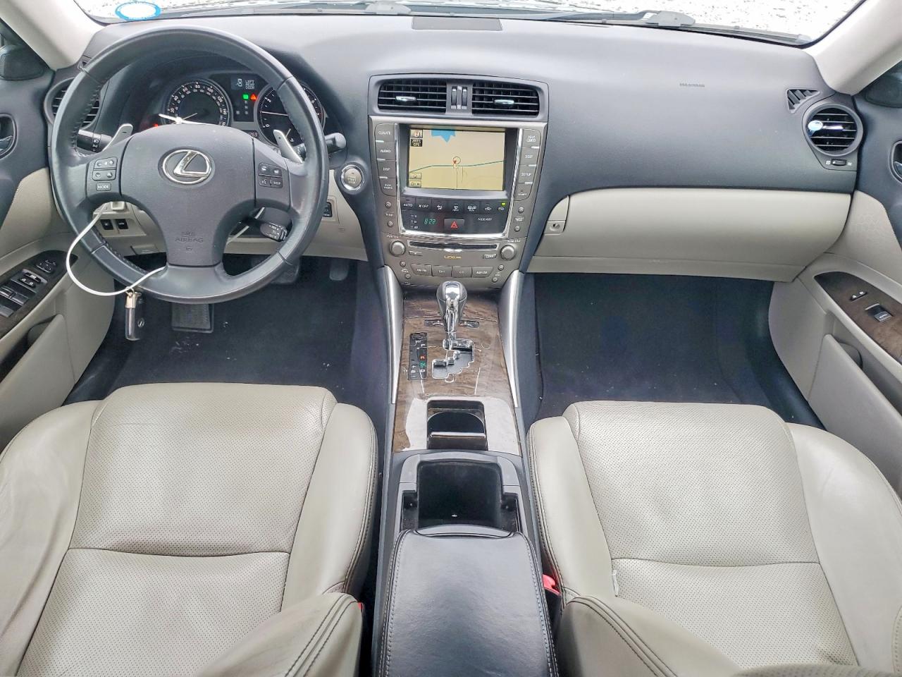 2010 Lexus Is 250 Base Черный vin: JTHBF5C20A5107800