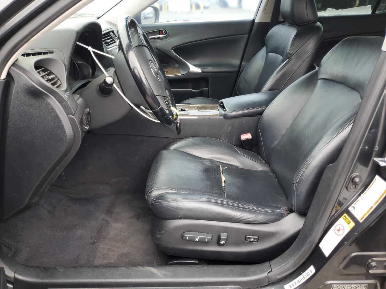 2010 Lexus Is 250 Black vin: JTHBF5C20A5110180