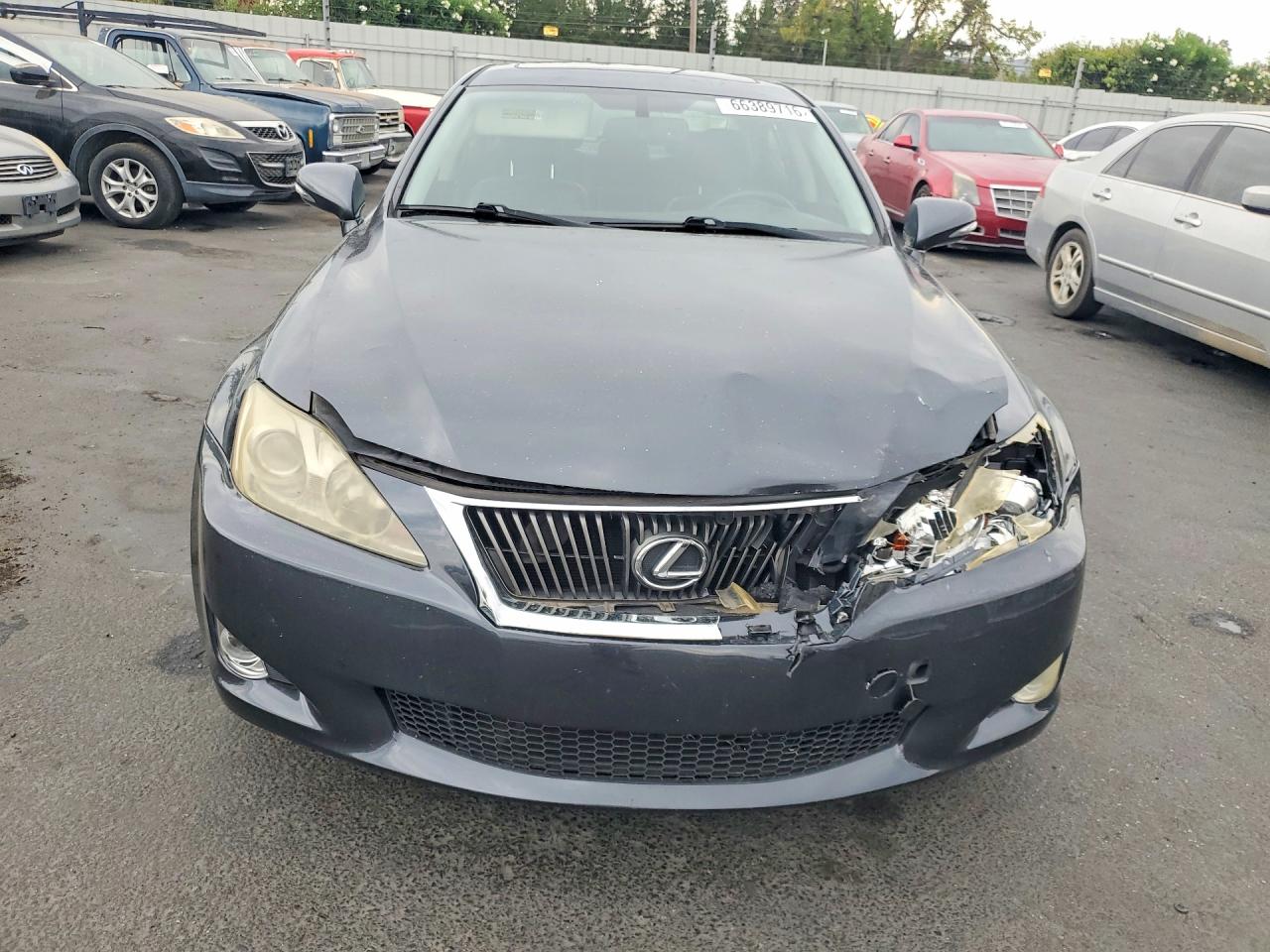 2010 Lexus Is 250 Base Charcoal vin: JTHBF5C20A5114309