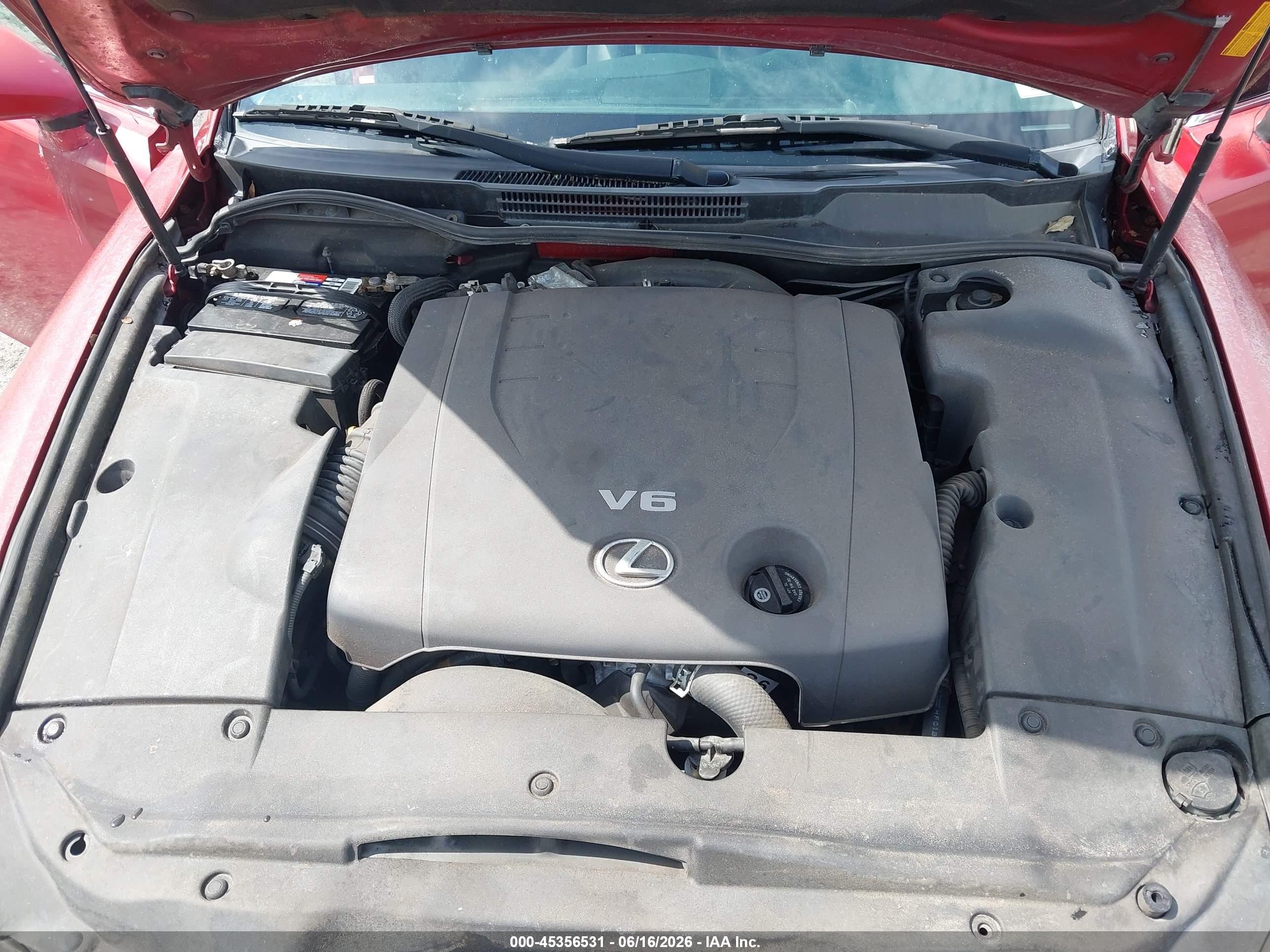 2010 Lexus Is 250   Burgundy vin: JTHBF5C20A5114763