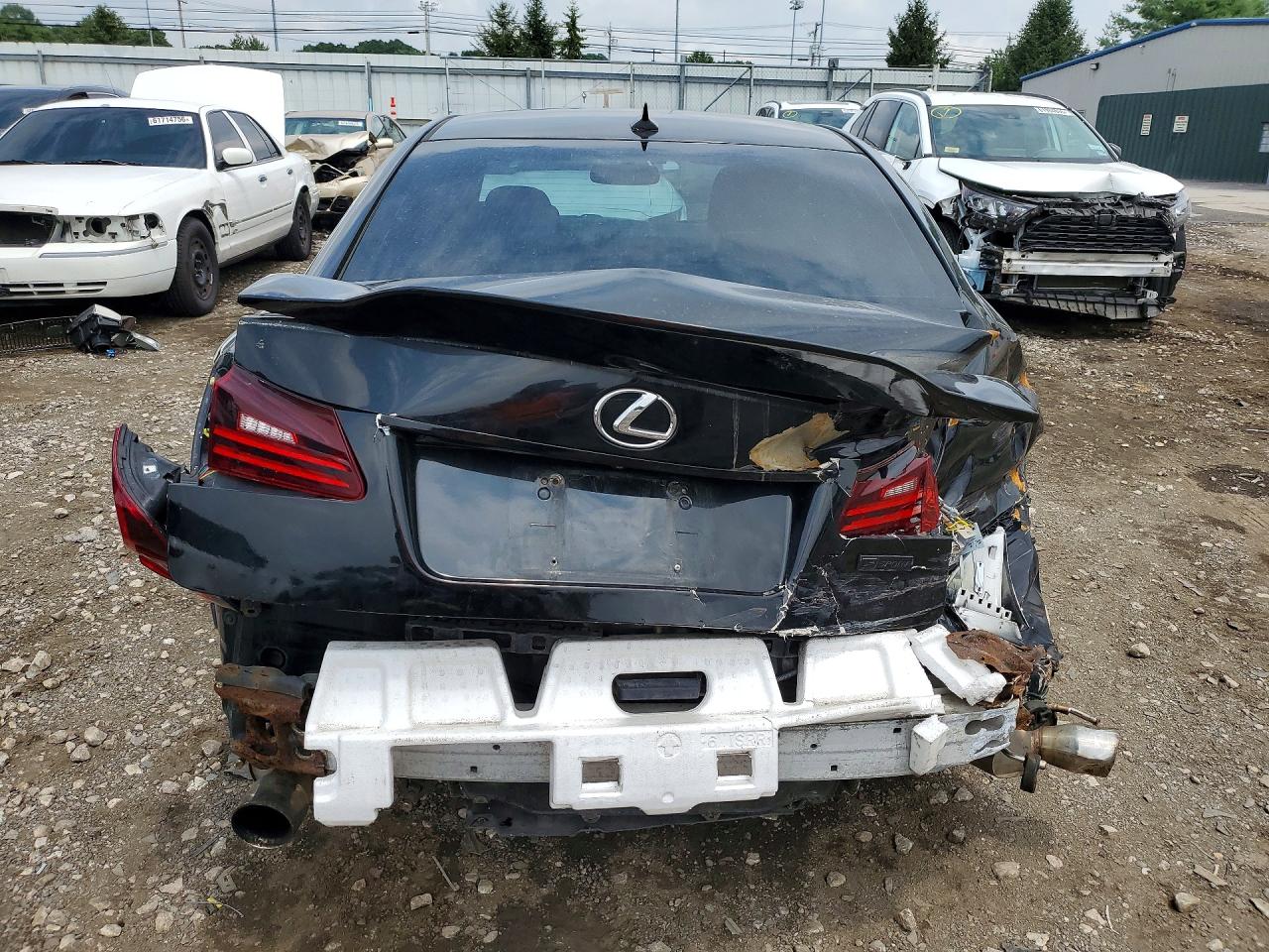 2011 Lexus Is 250 Black vin: JTHBF5C20B5134609