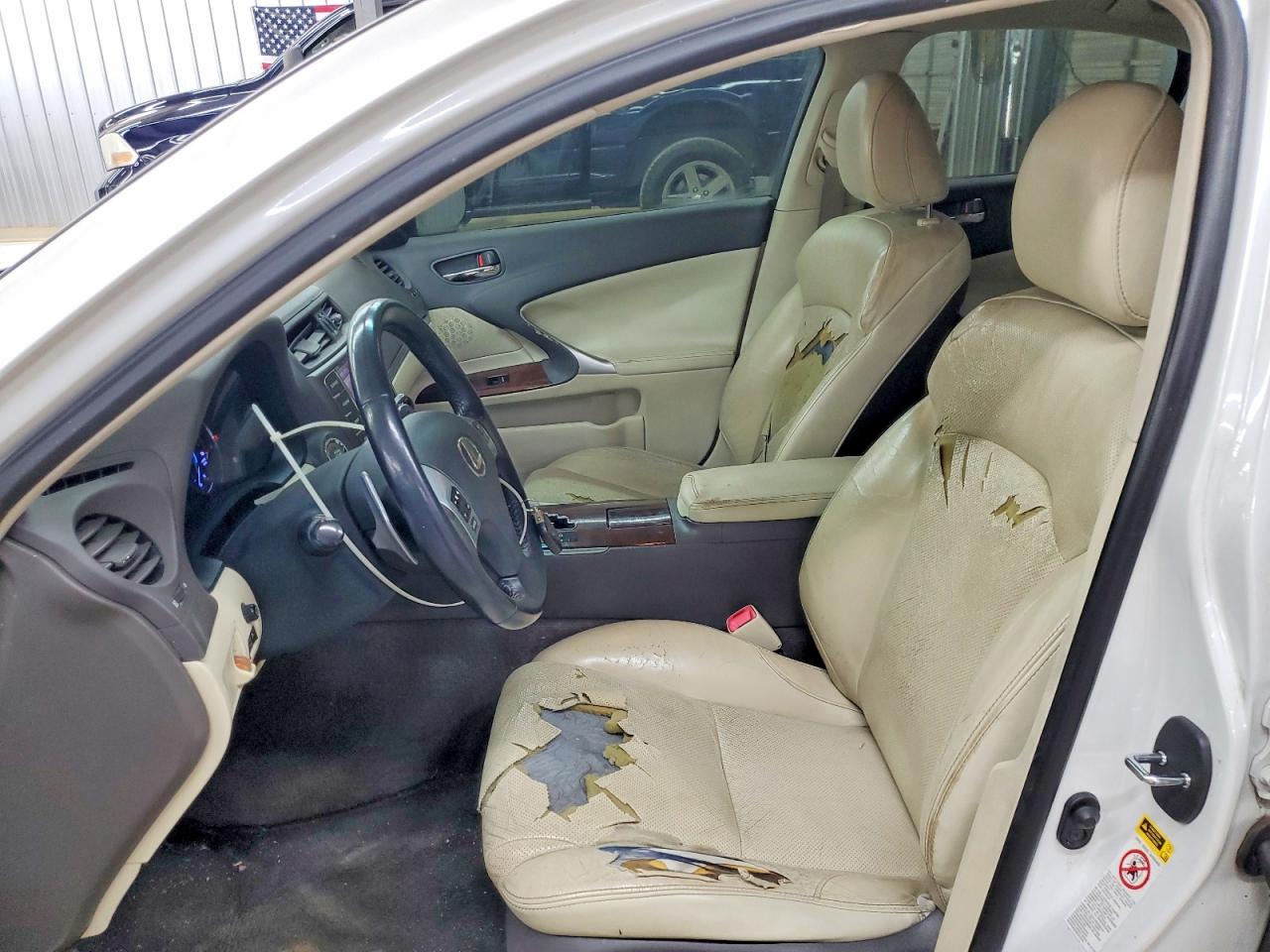 2011 Lexus Is 250 White vin: JTHBF5C20B5138806