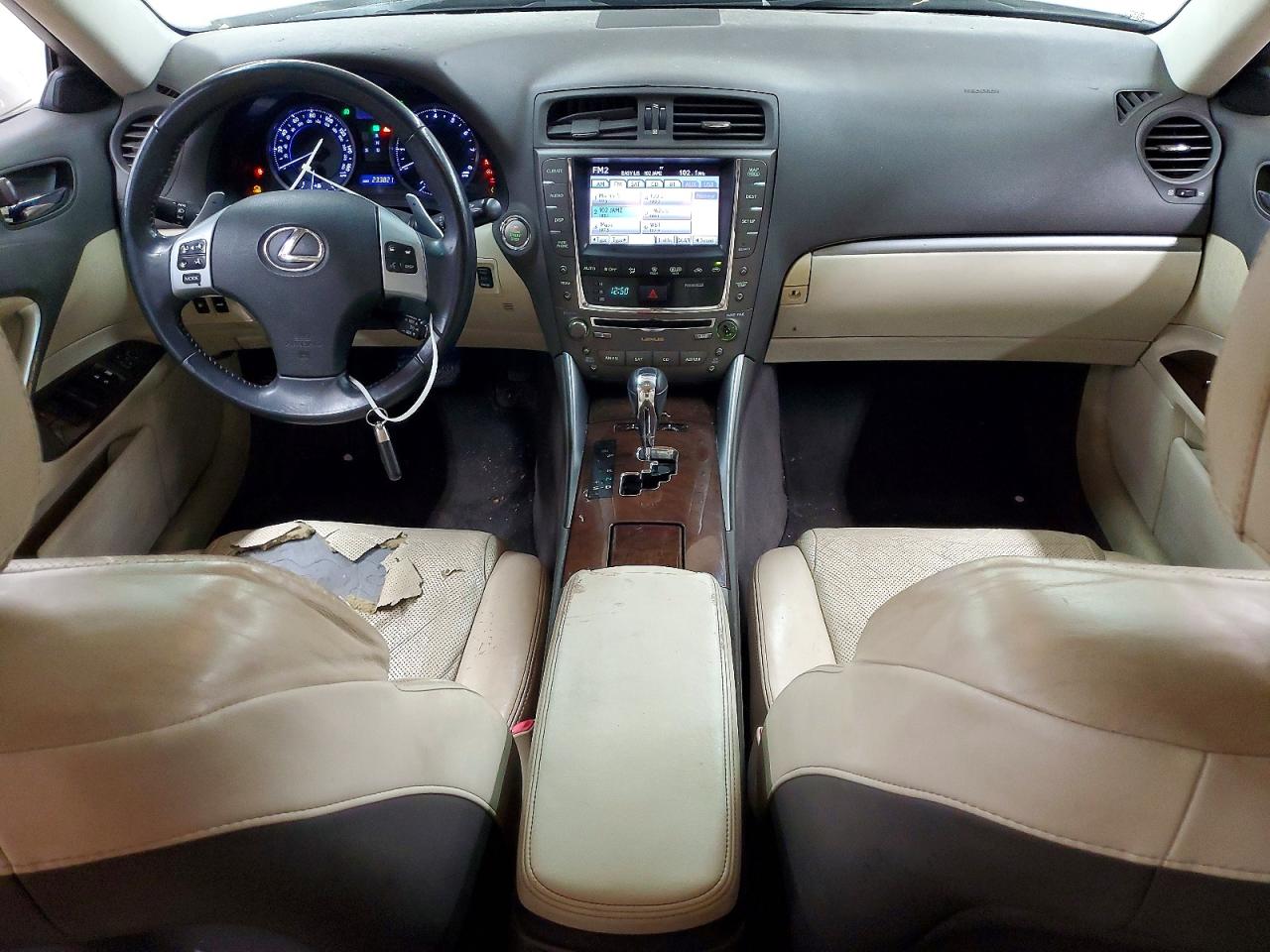 2011 Lexus Is 250 White vin: JTHBF5C20B5138806
