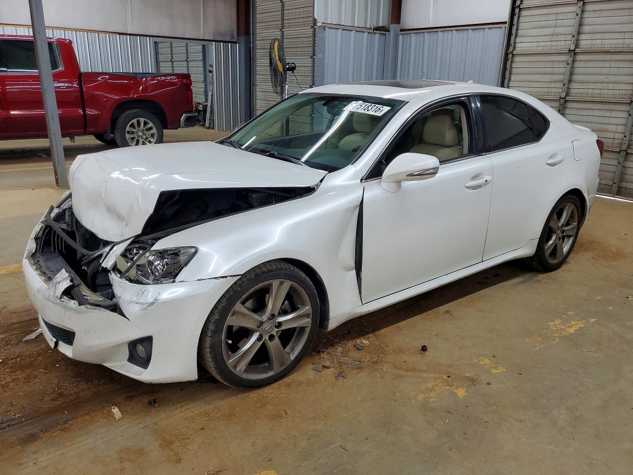 2011 Lexus Is 250 White vin: JTHBF5C20B5138806