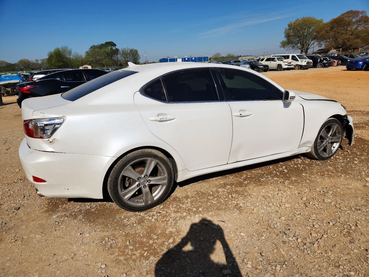 2011 Lexus Is 250 Base White vin: JTHBF5C20B5139857