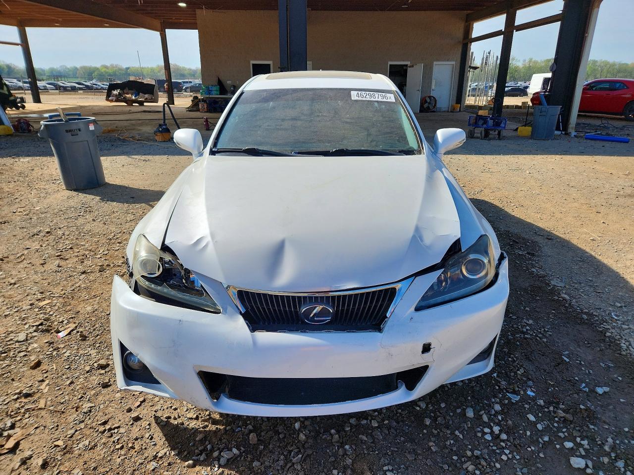 2011 Lexus Is 250 Base White vin: JTHBF5C20B5139857