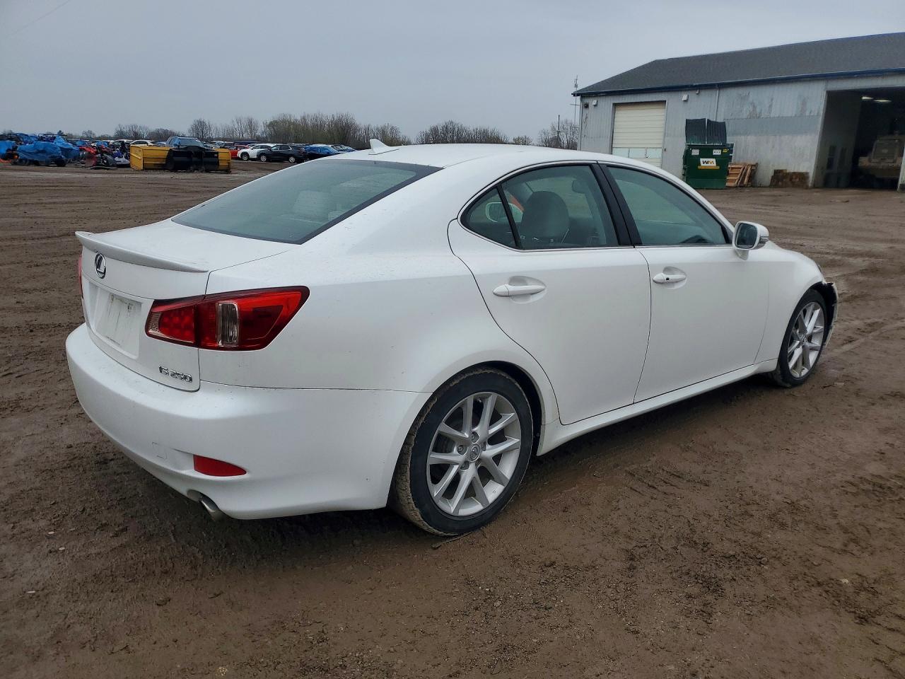 2011 Lexus Is 250 White vin: JTHBF5C20B5143990
