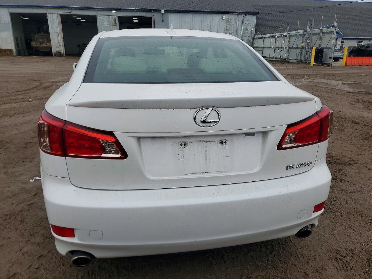 2011 Lexus Is 250 White vin: JTHBF5C20B5143990