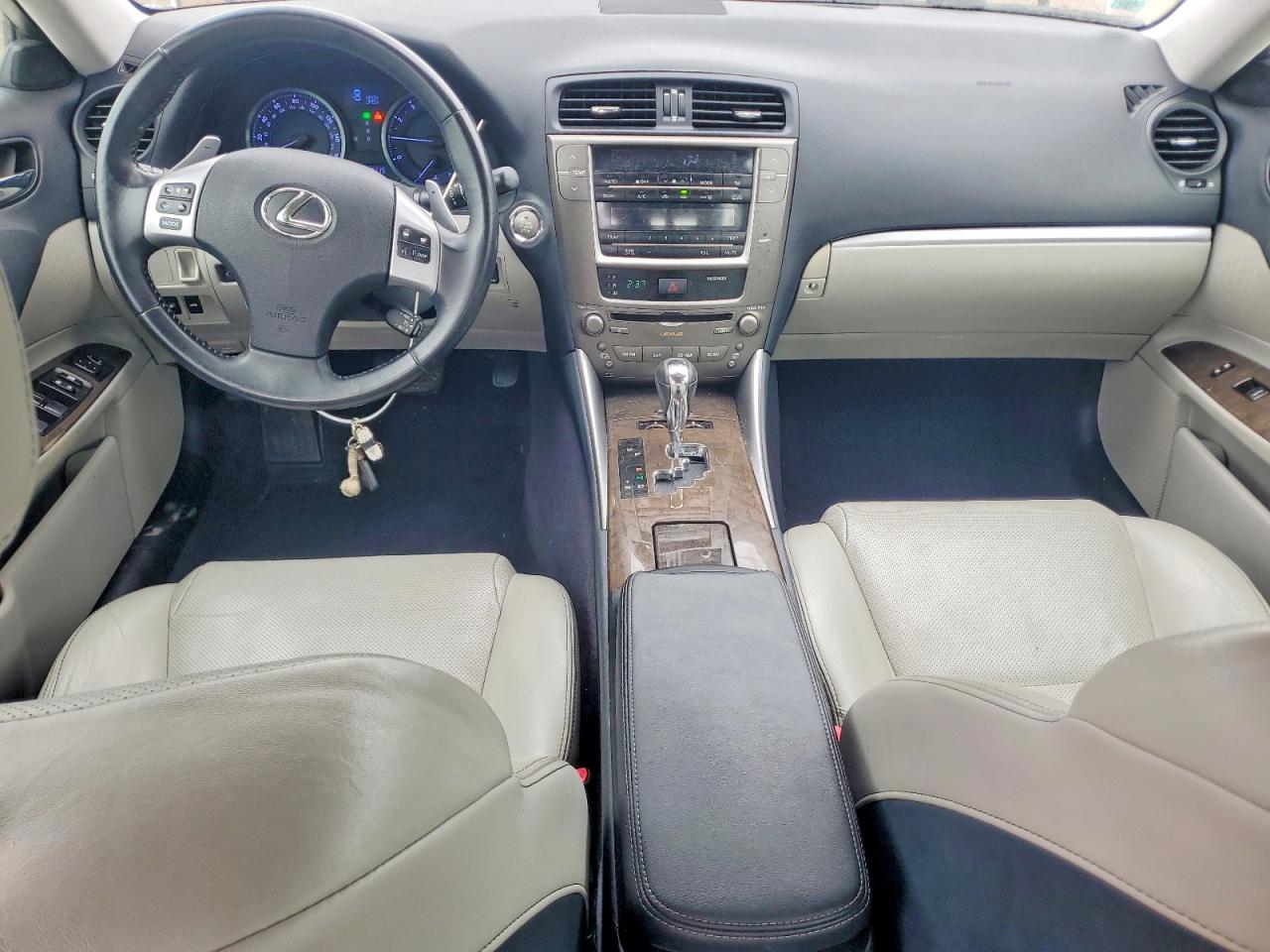 2011 Lexus Is 250 White vin: JTHBF5C20B5143990