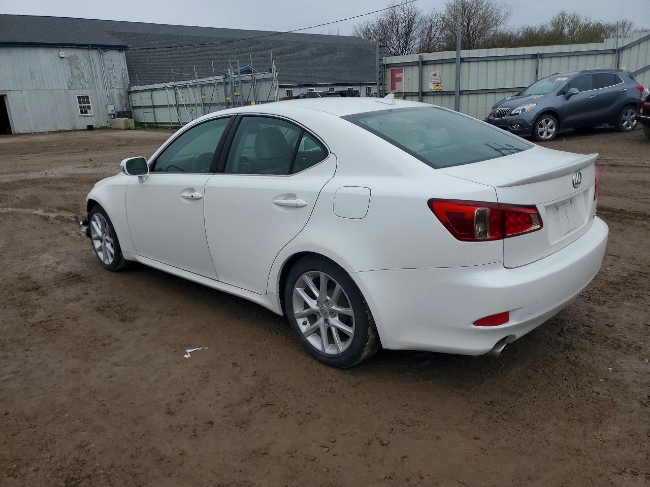 2011 Lexus Is 250 White vin: JTHBF5C20B5143990