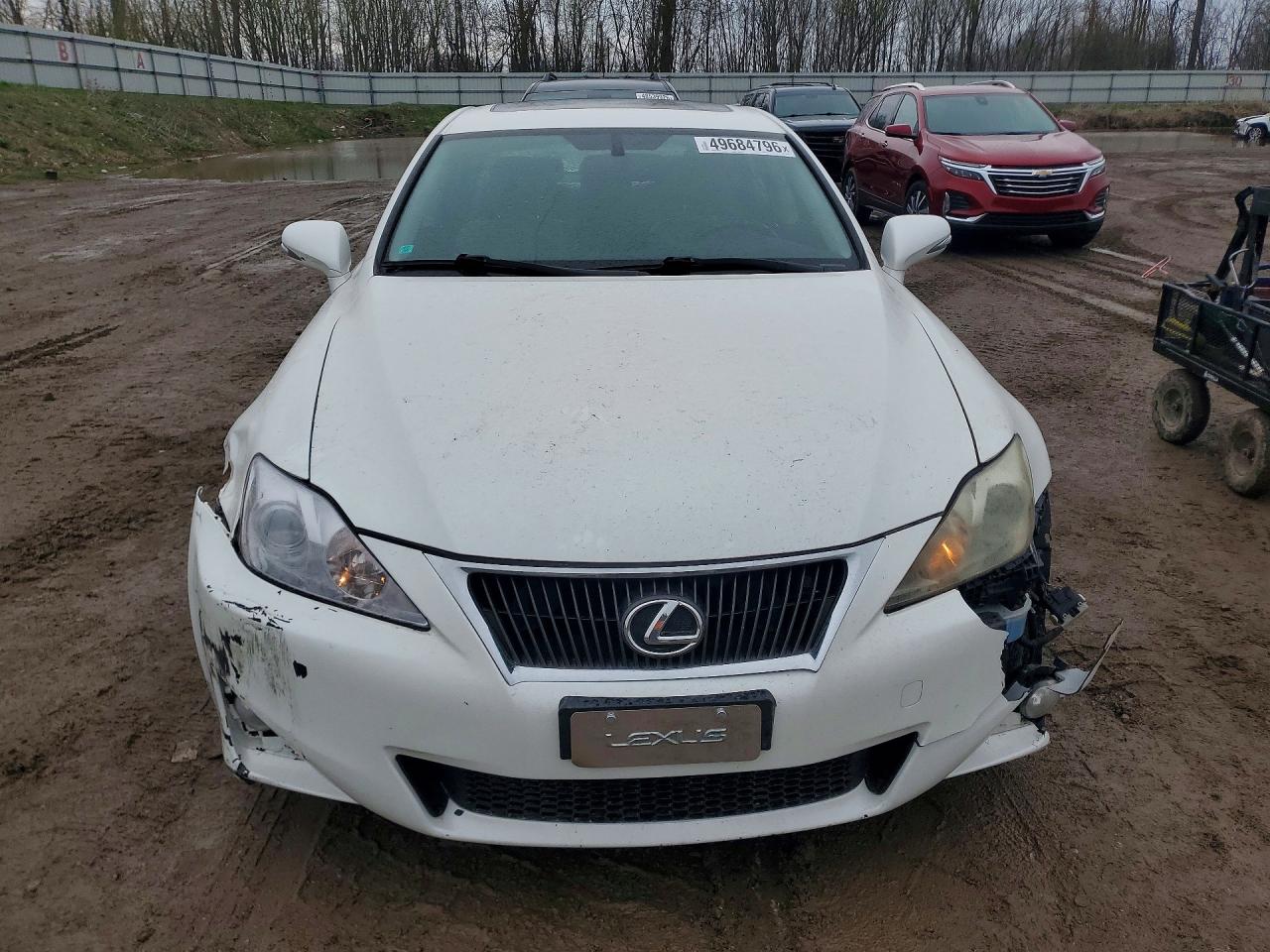 2011 Lexus Is 250 White vin: JTHBF5C20B5143990