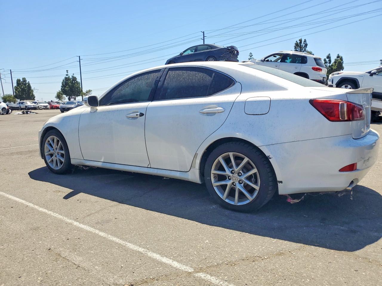 2011 Lexus Is 250 White vin: JTHBF5C20B5144279