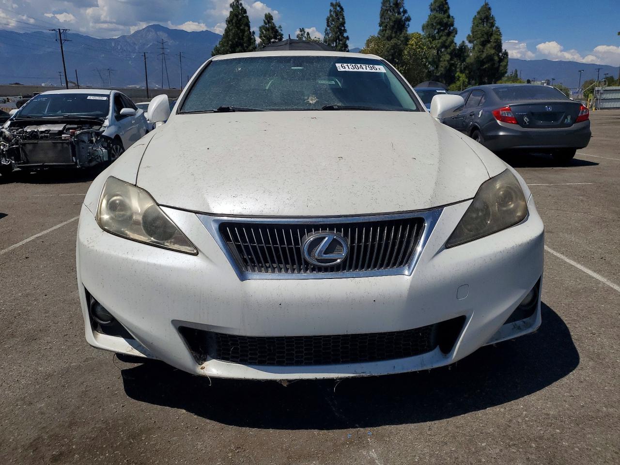 2011 Lexus Is 250 White vin: JTHBF5C20B5144279