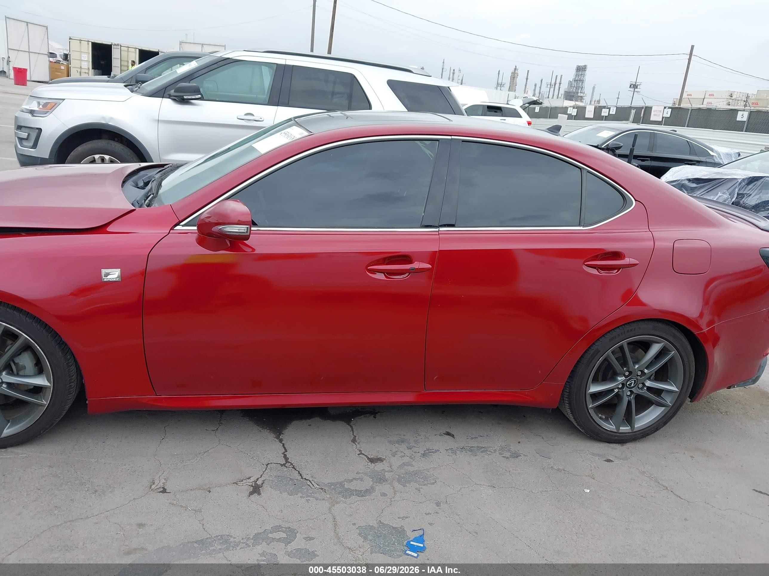 2011 Lexus Is 250   Burgundy vin: JTHBF5C20B5149790