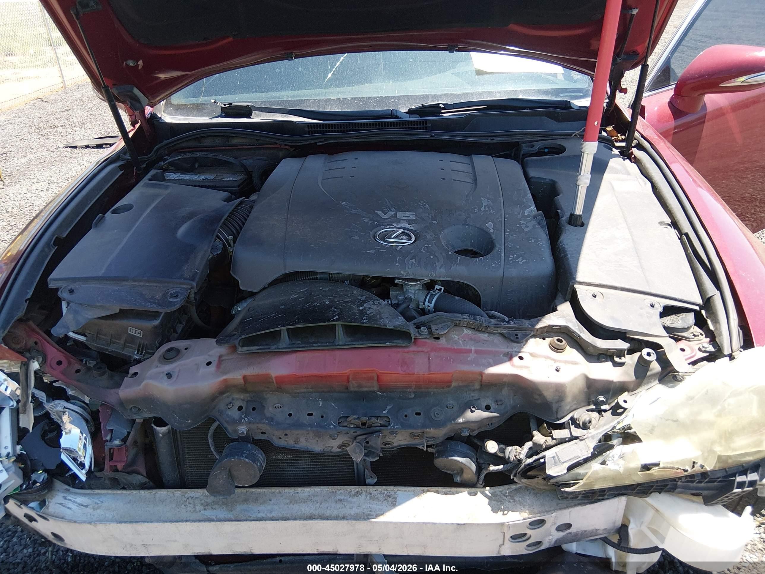 2012 Lexus Is 250   Red vin: JTHBF5C20C2102276
