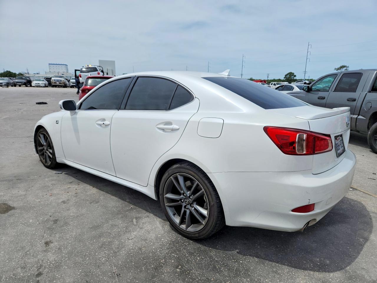 2012 Lexus Is 250 White vin: JTHBF5C20C5163576