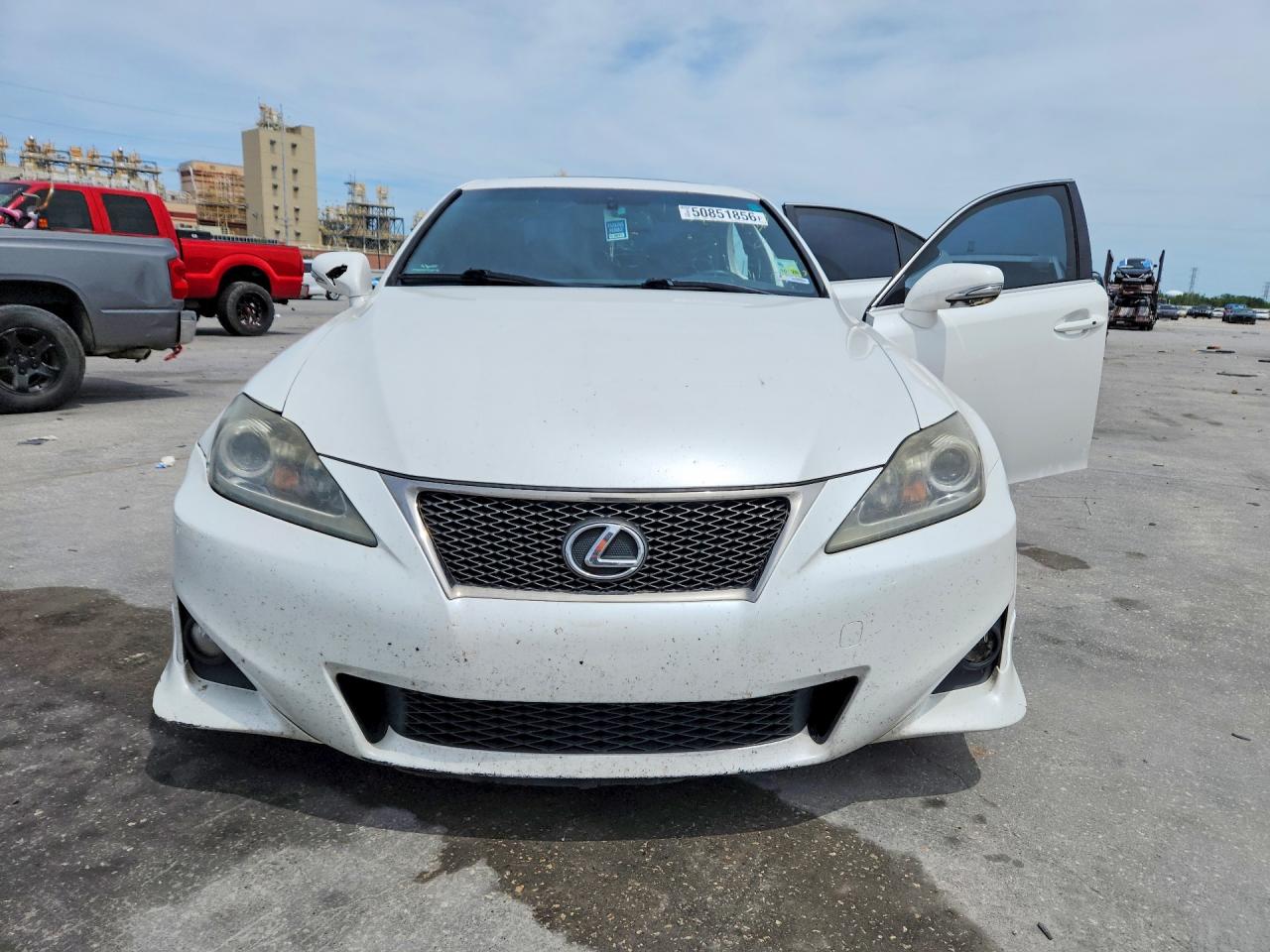 2012 Lexus Is 250 White vin: JTHBF5C20C5163576