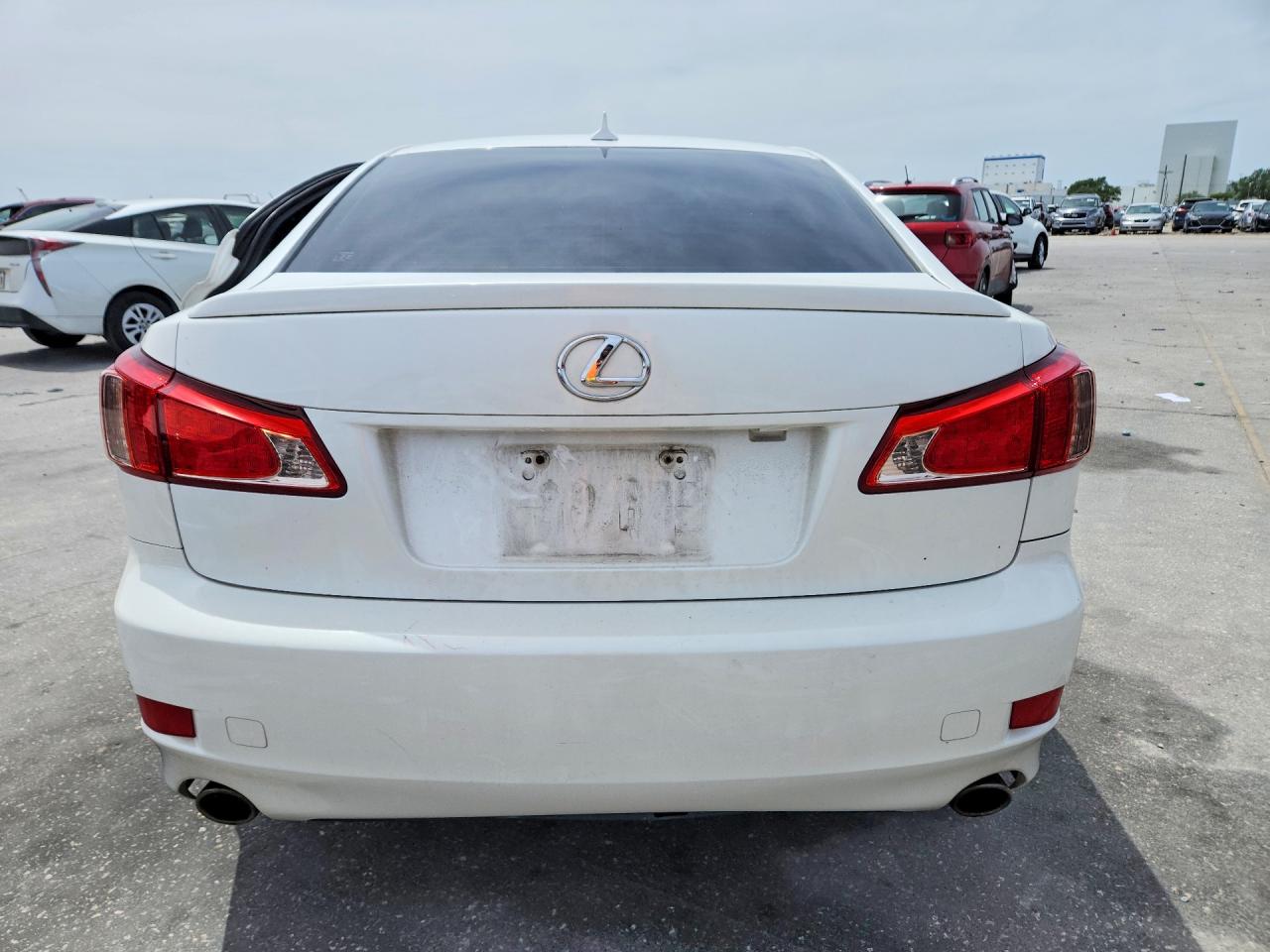2012 Lexus Is 250 White vin: JTHBF5C20C5163576