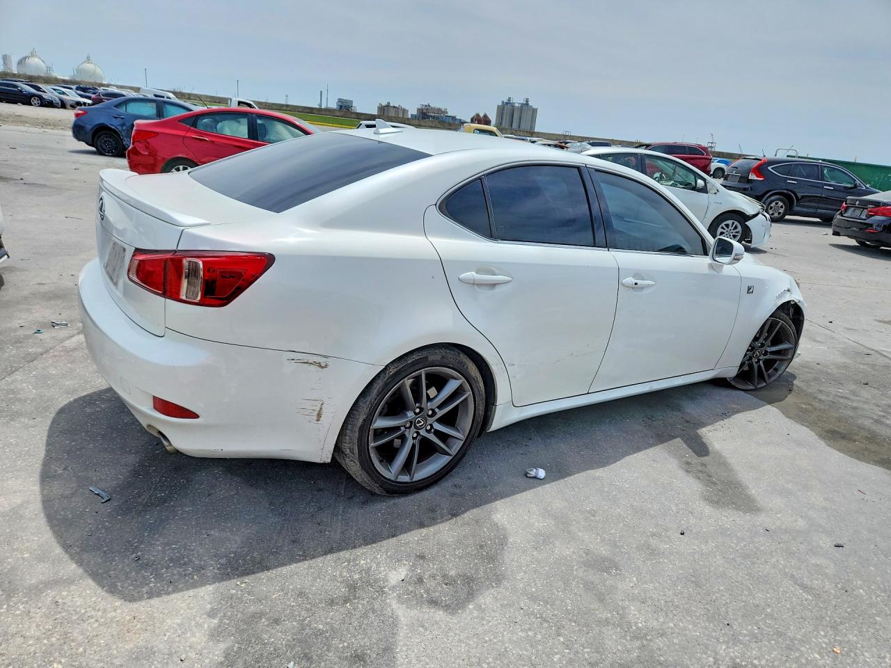 2012 Lexus Is 250 White vin: JTHBF5C20C5163576
