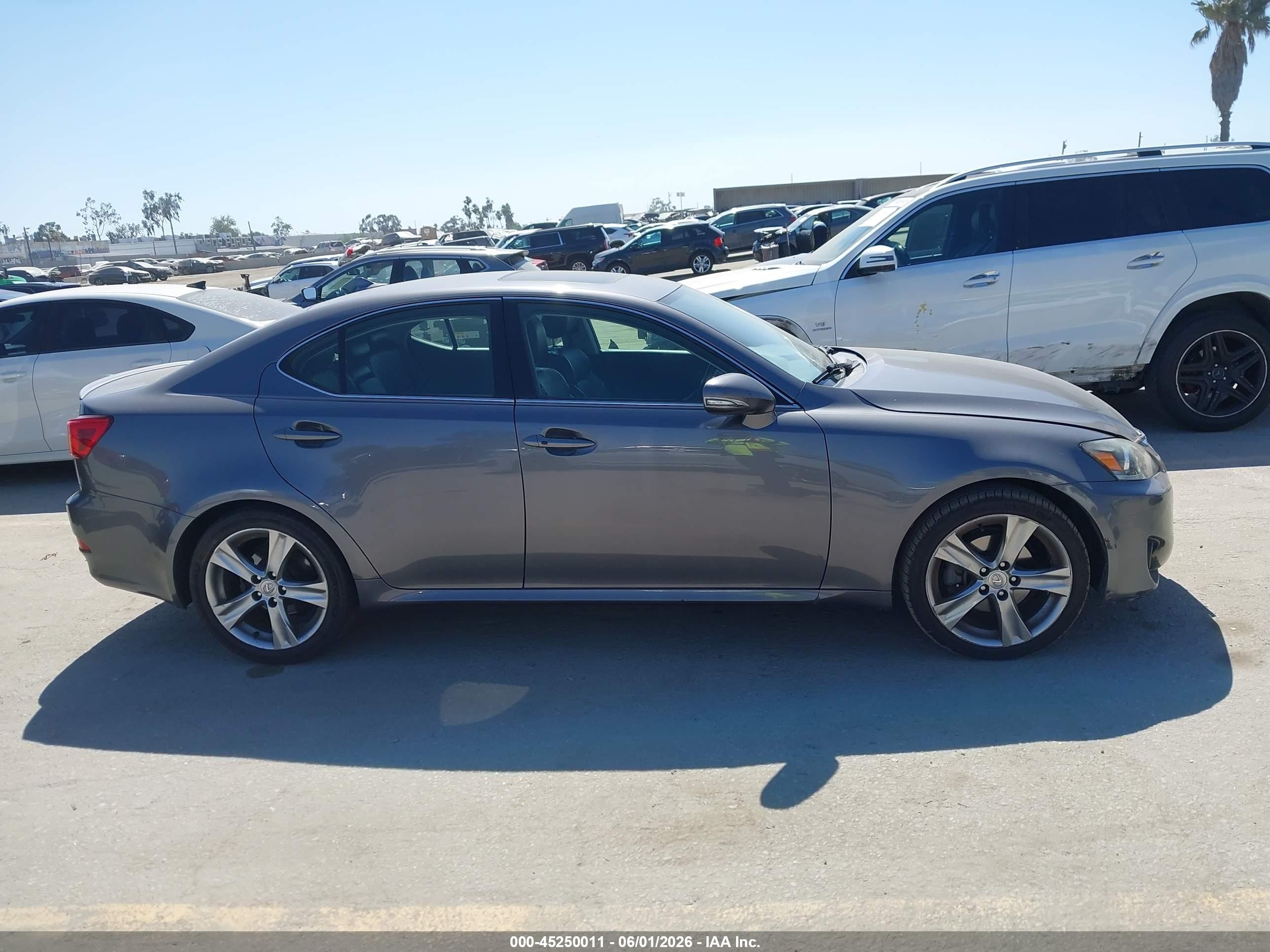 2012 Lexus Is 250   Gray vin: JTHBF5C20C5164596
