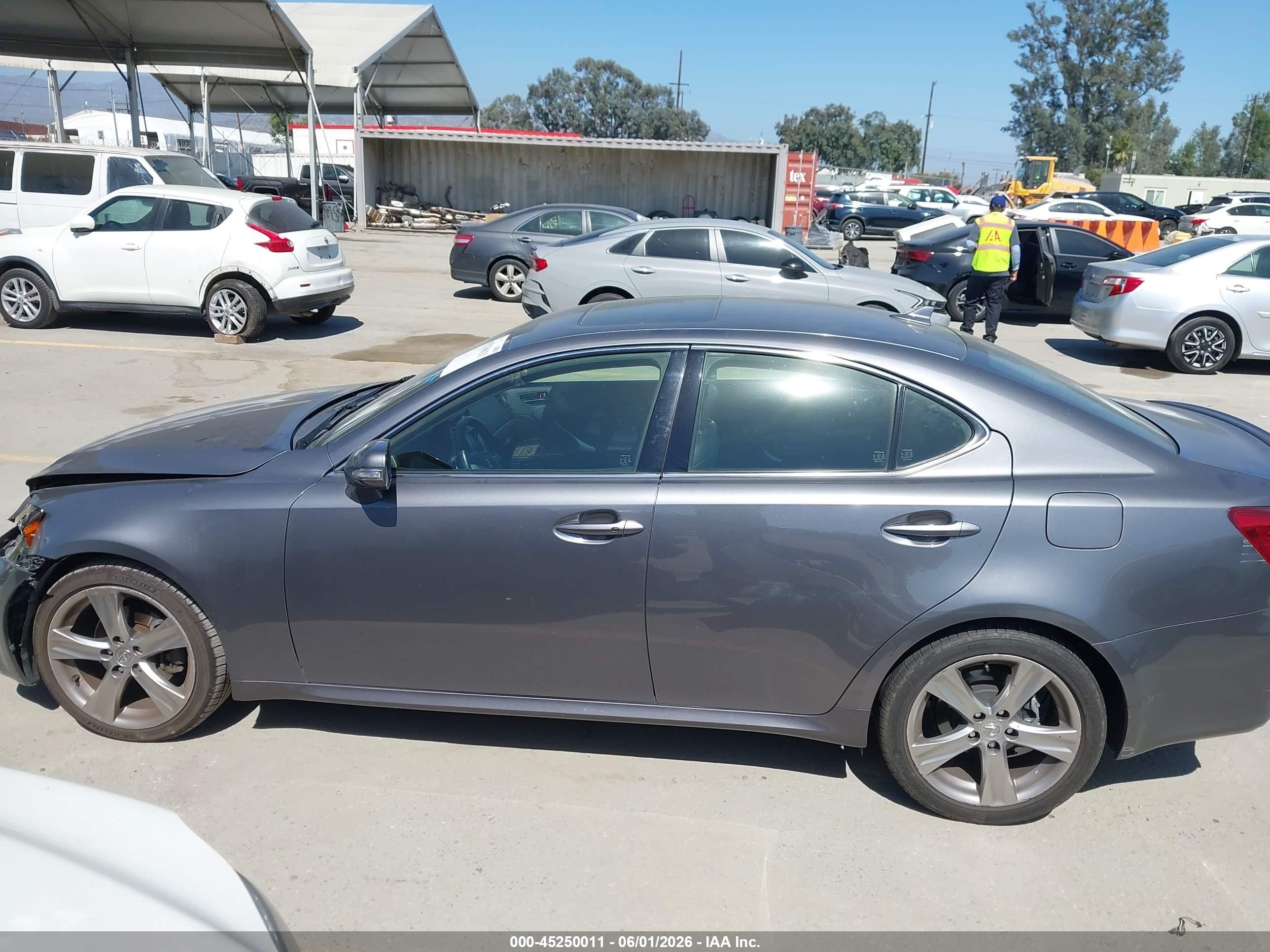 2012 Lexus Is 250   Gray vin: JTHBF5C20C5164596