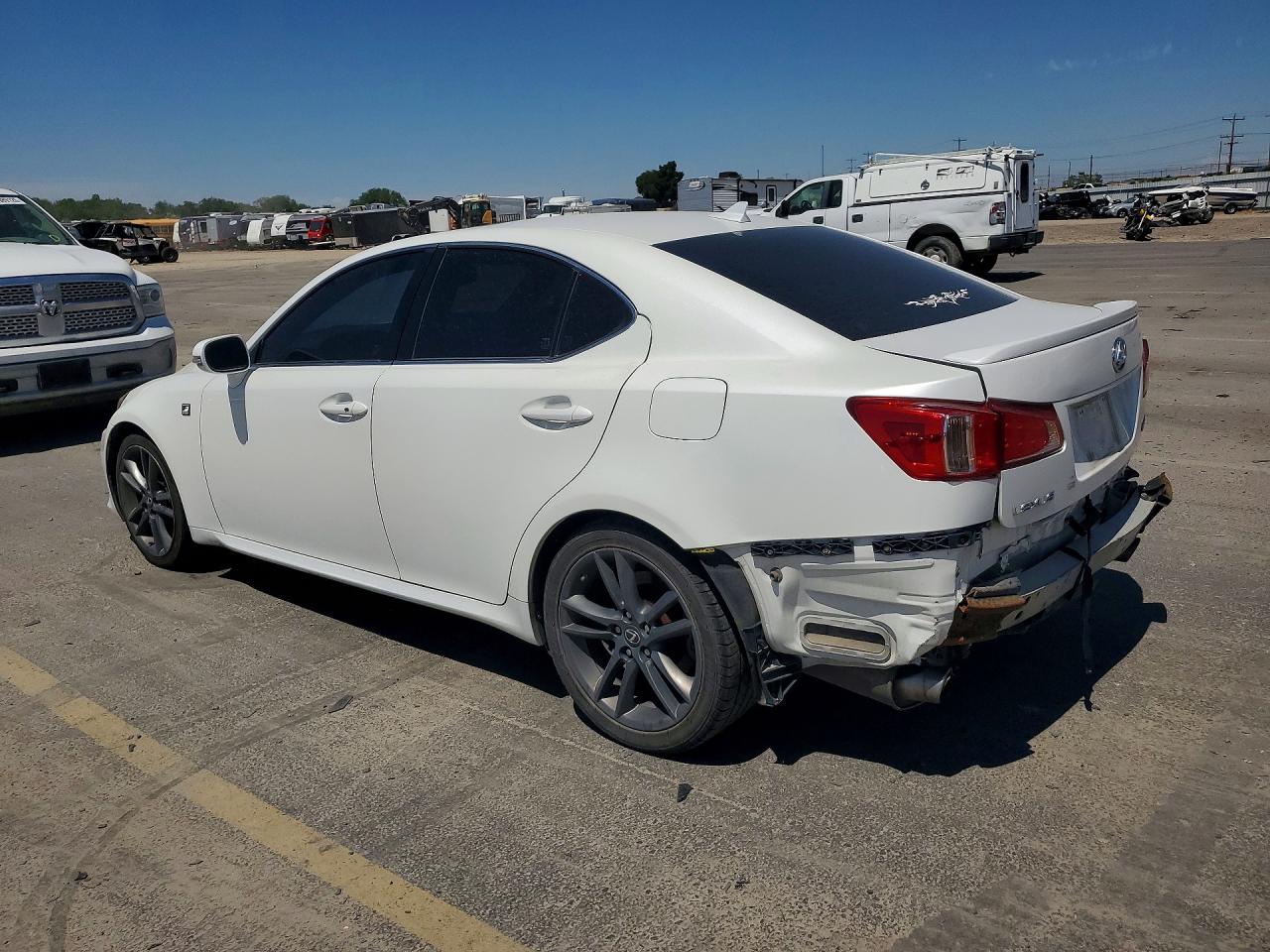2012 Lexus Is 250 White vin: JTHBF5C20C5166221