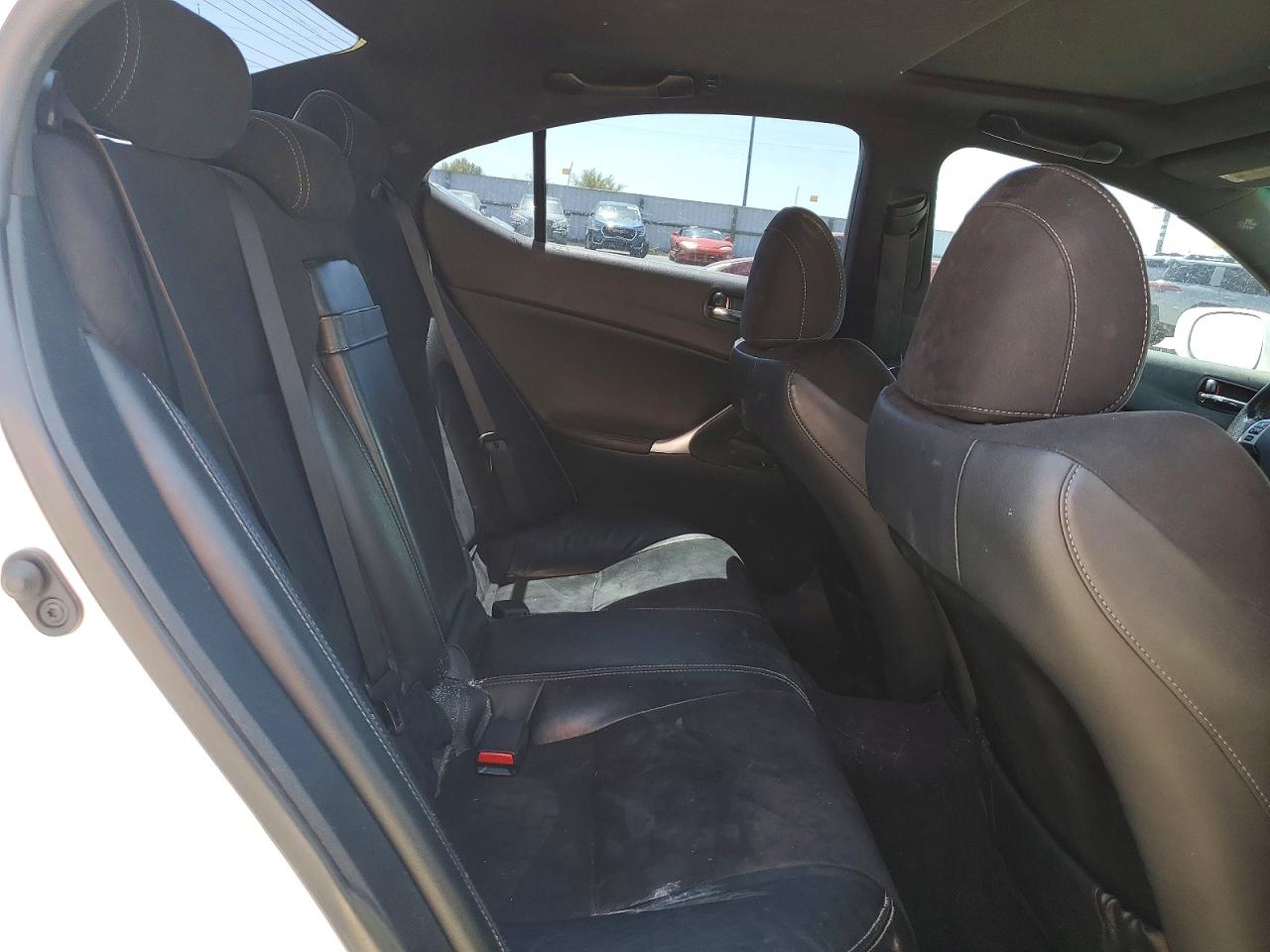 2012 Lexus Is 250 White vin: JTHBF5C20C5166221
