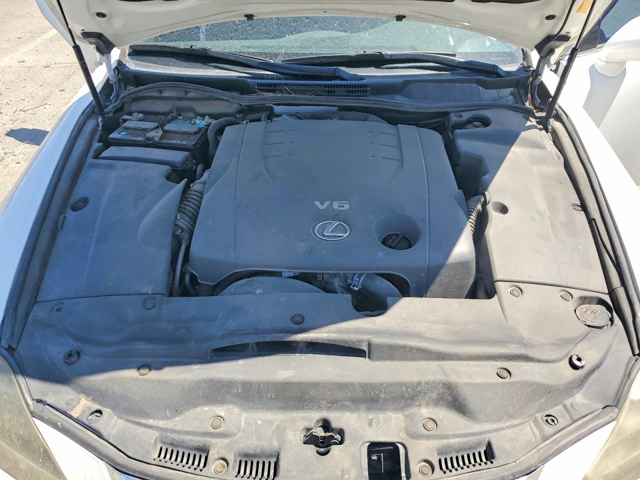 2012 Lexus Is 250 White vin: JTHBF5C20C5166221