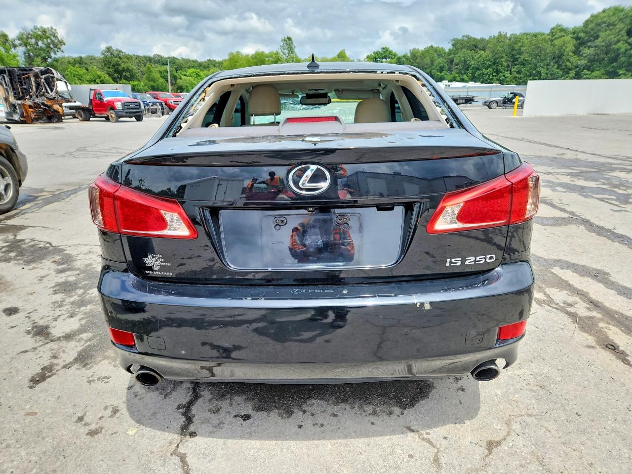 2012 Lexus Is 250 Черный vin: JTHBF5C20C5167028