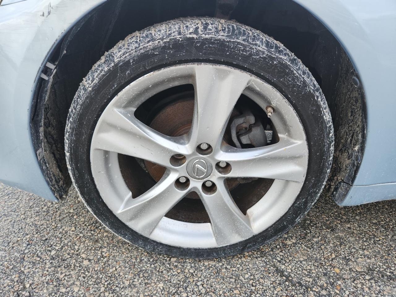 2012 Lexus Is 300 Sportcross Blue vin: JTHBF5C20C5167322 Damage: Left Front Wheel, Curb Rash, > 12 Inches