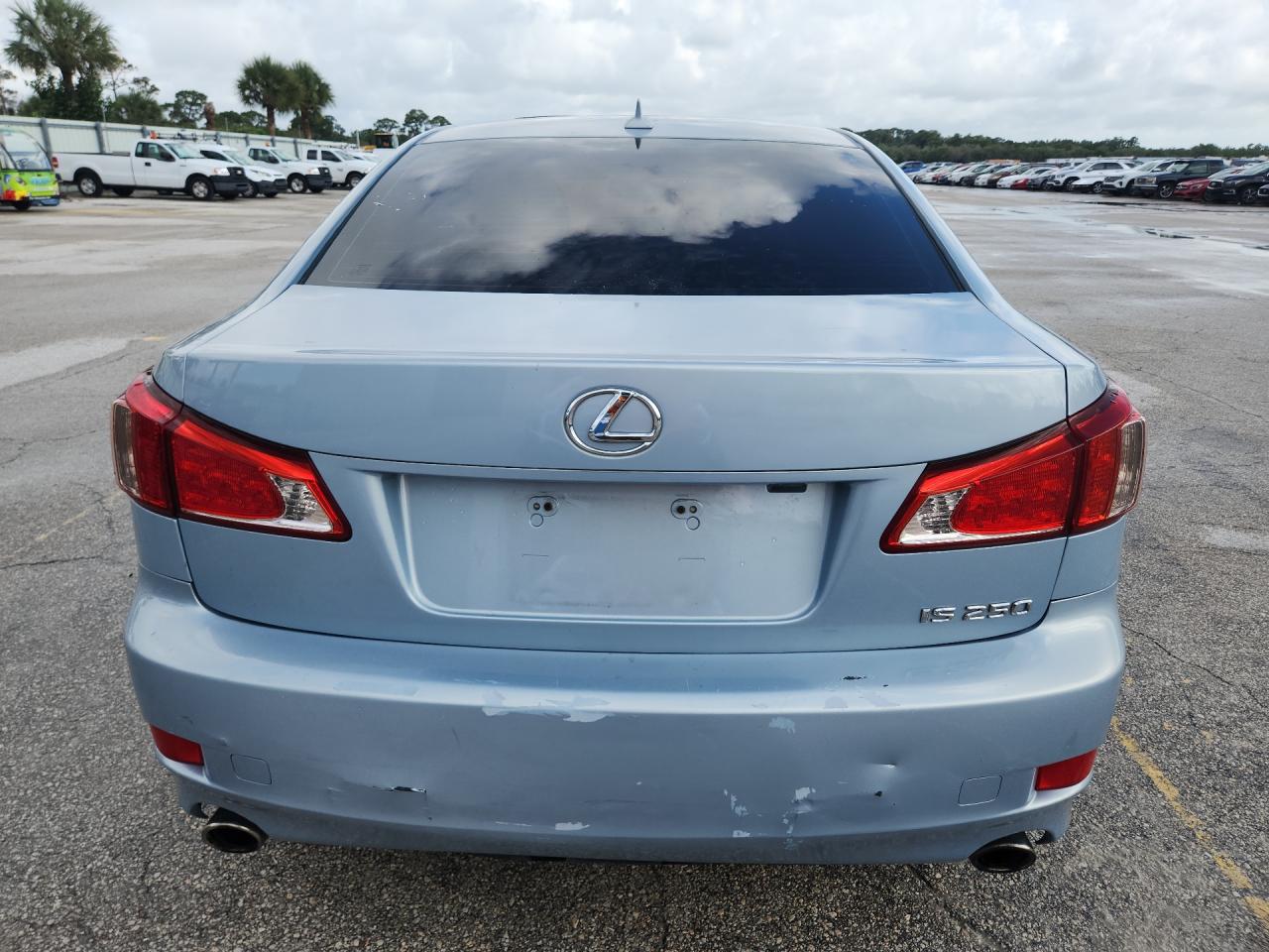 2012 Lexus Is 300 Sportcross Blue vin: JTHBF5C20C5167322 Damage: Deck Lid, Dent(S) W/ Paint Dmg, > 12 Inches