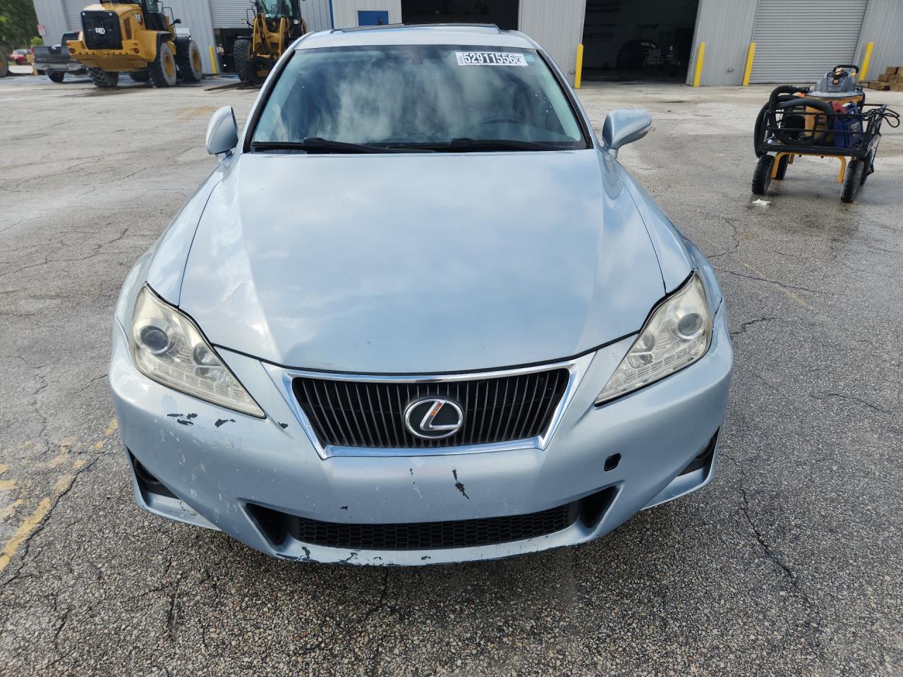 2012 Lexus Is 300 Sportcross Blue vin: JTHBF5C20C5167322 Damage: Hood, Dent(S) W/ Paint Dmg, 5 To 6 Inches