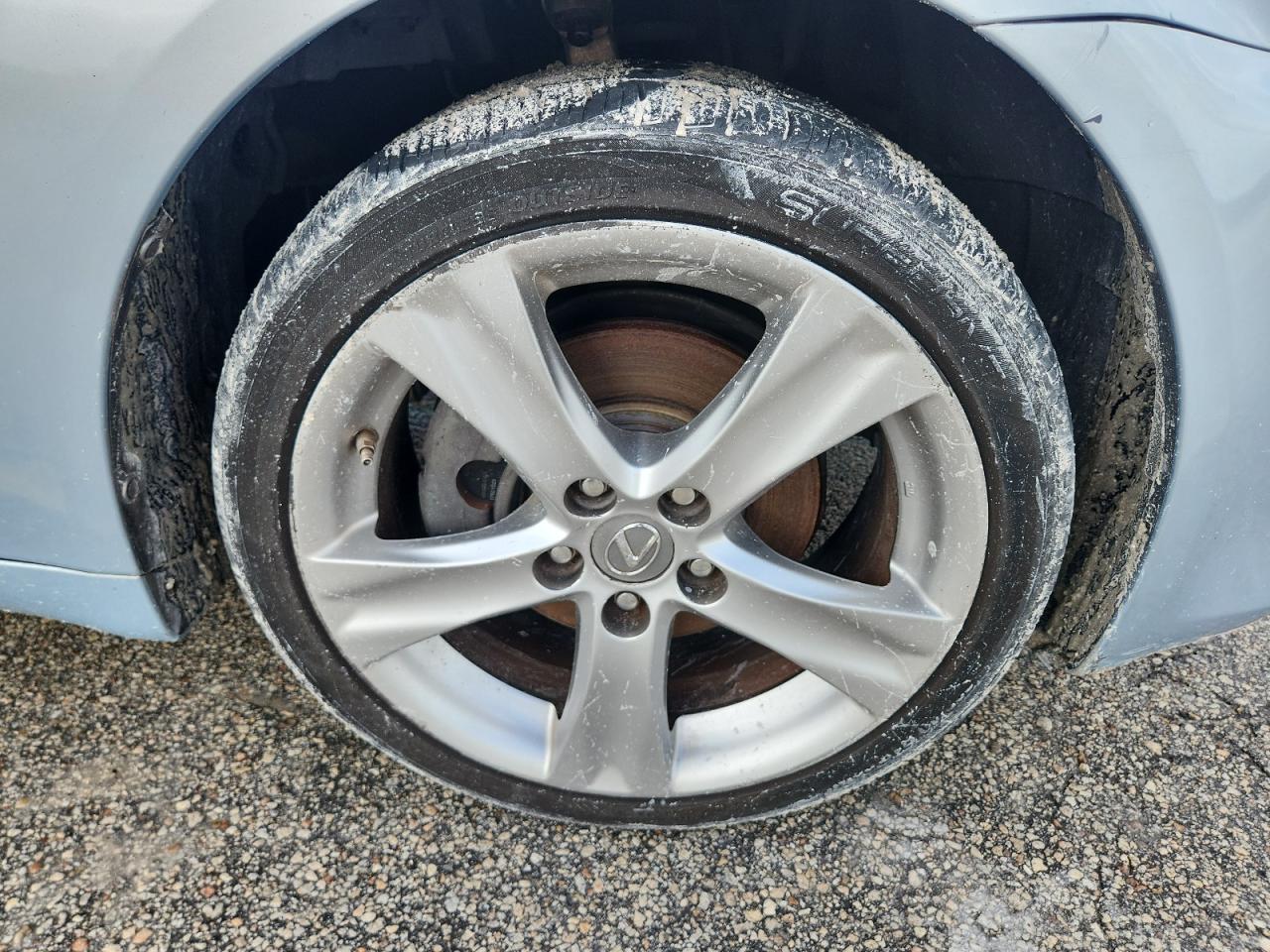 2012 Lexus Is 300 Sportcross Blue vin: JTHBF5C20C5167322 Damage: Right Front Wheel, Curb Rash, > 12 Inches