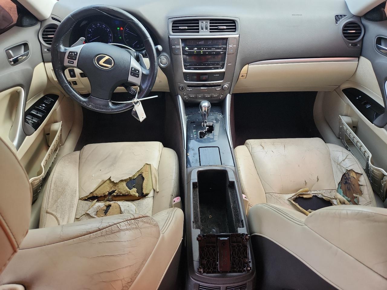 2012 Lexus Is 300 Sportcross Blue vin: JTHBF5C20C5167322 Damage: Steering Wheel, Torn, > 12 Inches