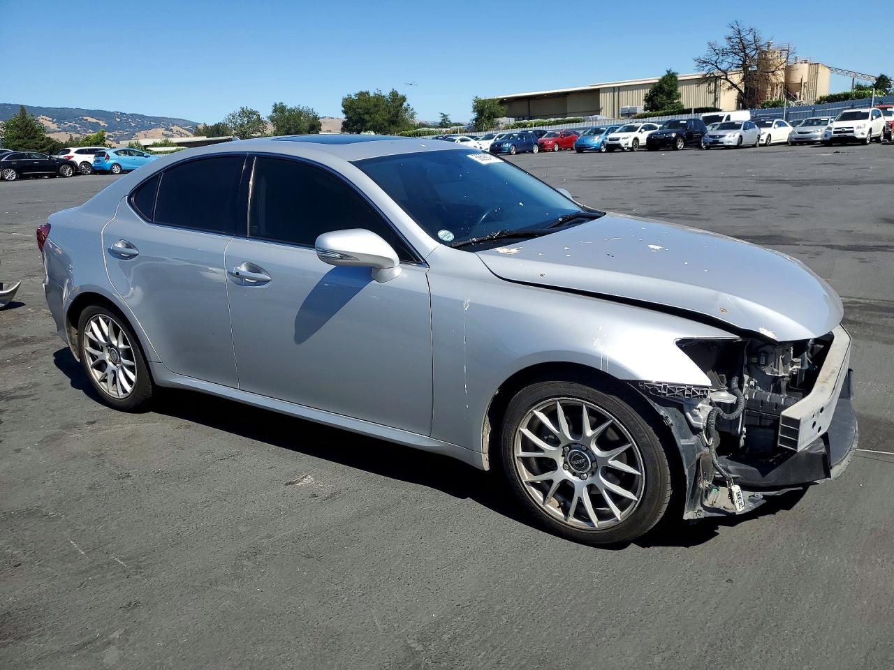2012 Lexus Is 250 Silver vin: JTHBF5C20C5169393