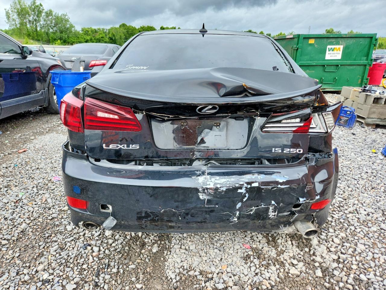 2012 Lexus Is 250 Black vin: JTHBF5C20C5175727