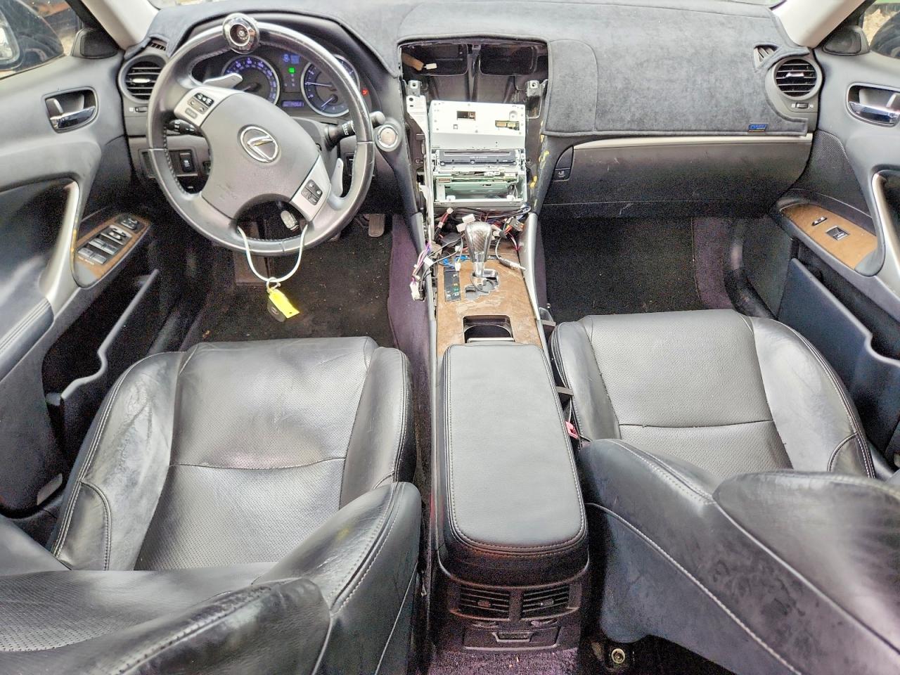 2012 Lexus Is 250 Black vin: JTHBF5C20C5175727