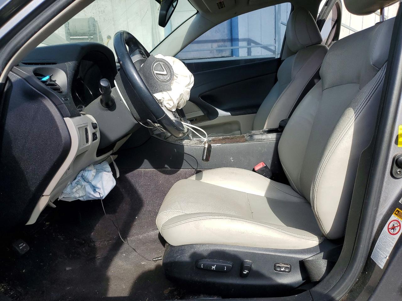 2012 Lexus Is 250 Gray vin: JTHBF5C20C5177686