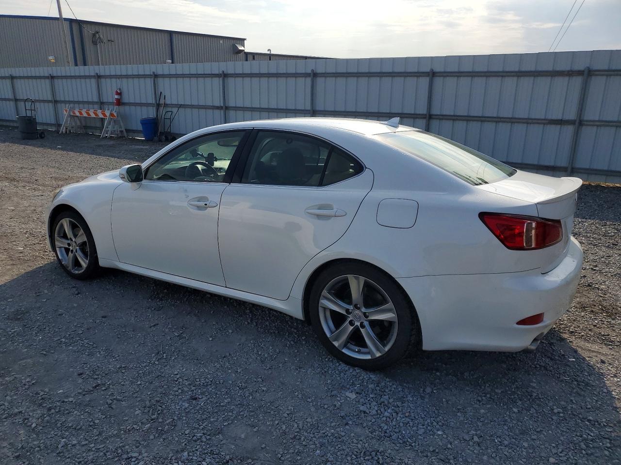 2012 Lexus Is 250 Base White vin: JTHBF5C20C5179809