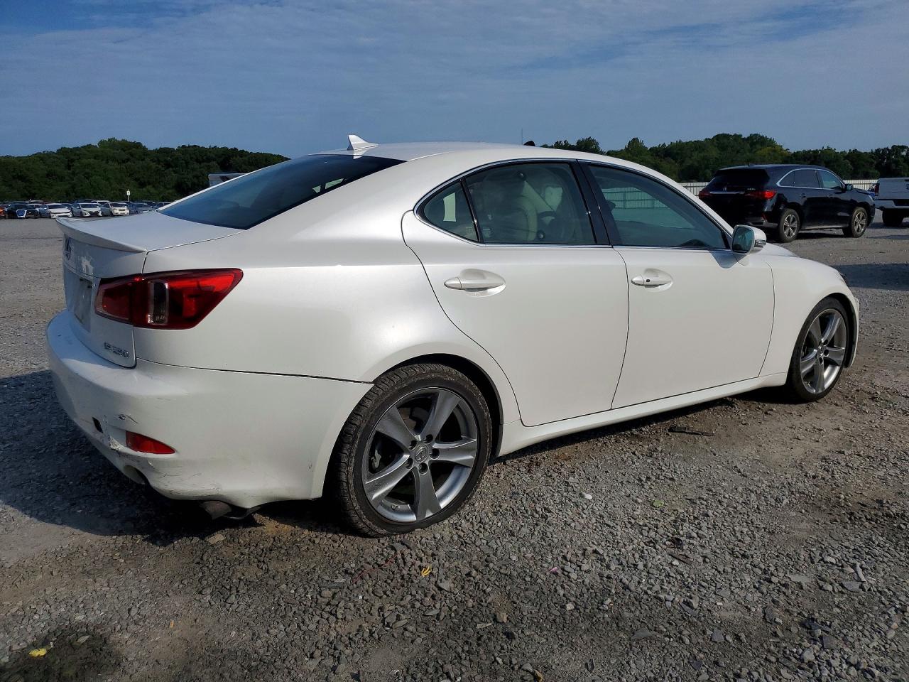 2012 Lexus Is 250 Base White vin: JTHBF5C20C5179809