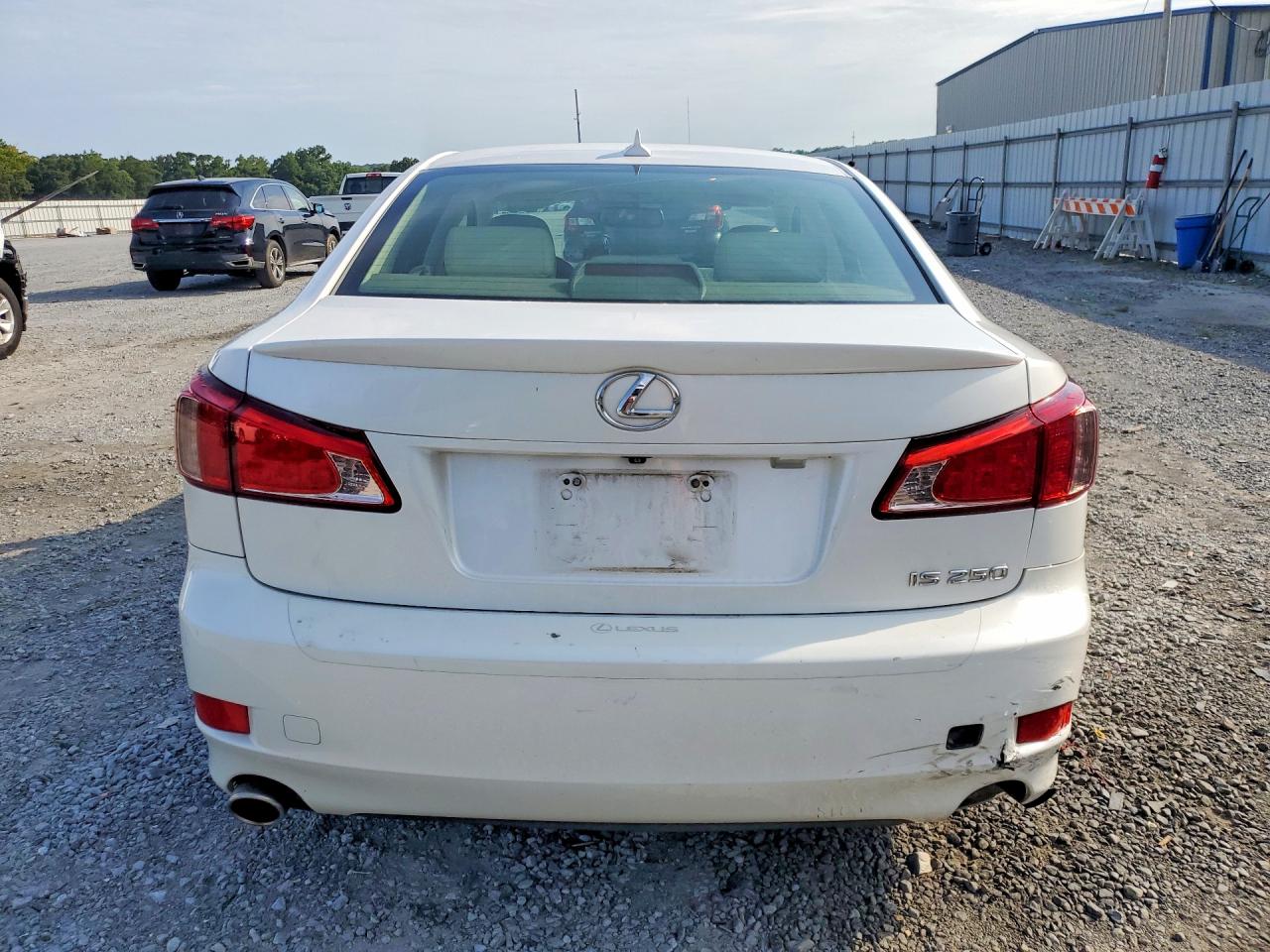 2012 Lexus Is 250 Base White vin: JTHBF5C20C5179809