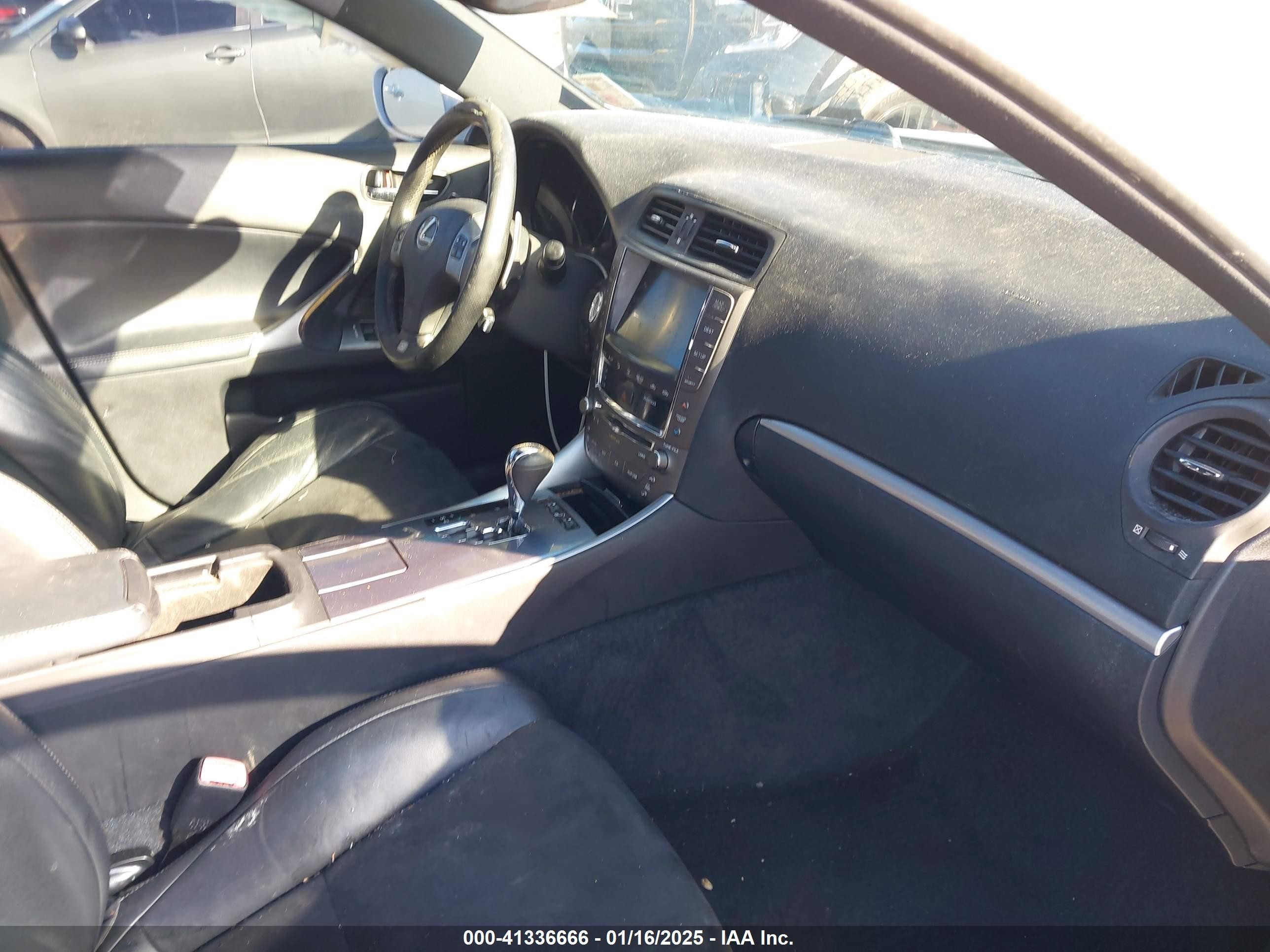 2012 Lexus Is 250   White vin: JTHBF5C20C5182094